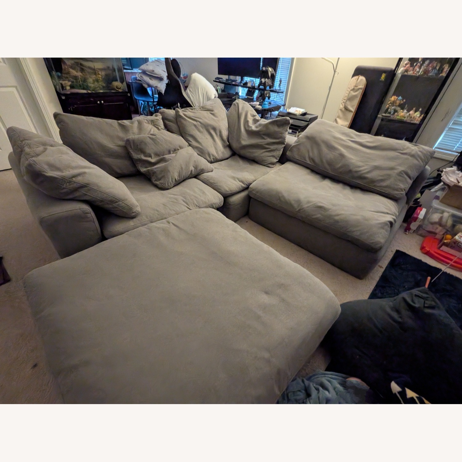 Bob's Discount Furniture Dream Modular Cloud Sectional (4 Piece set) - image-5