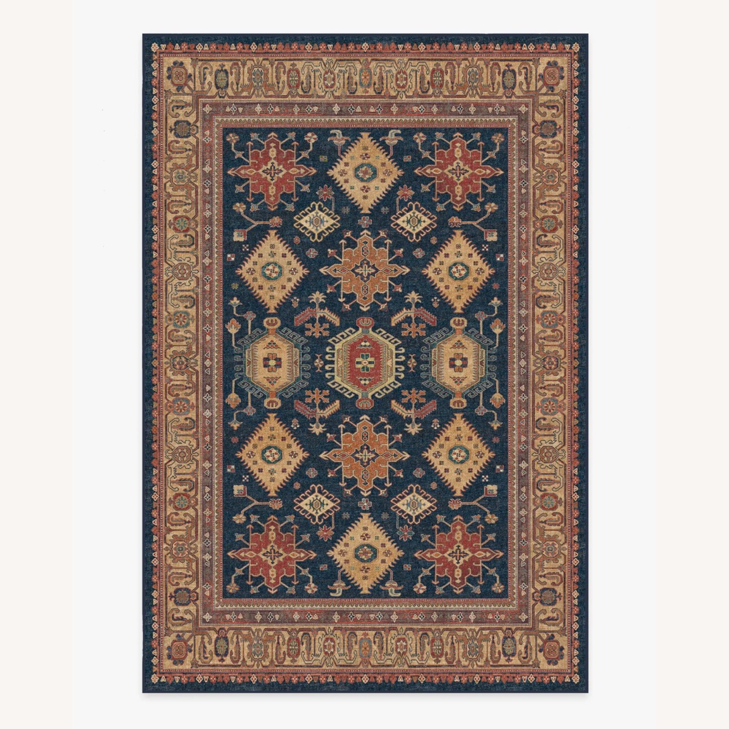 Ruggable 6x9 Persian-Style Rug (Blue) - image-1
