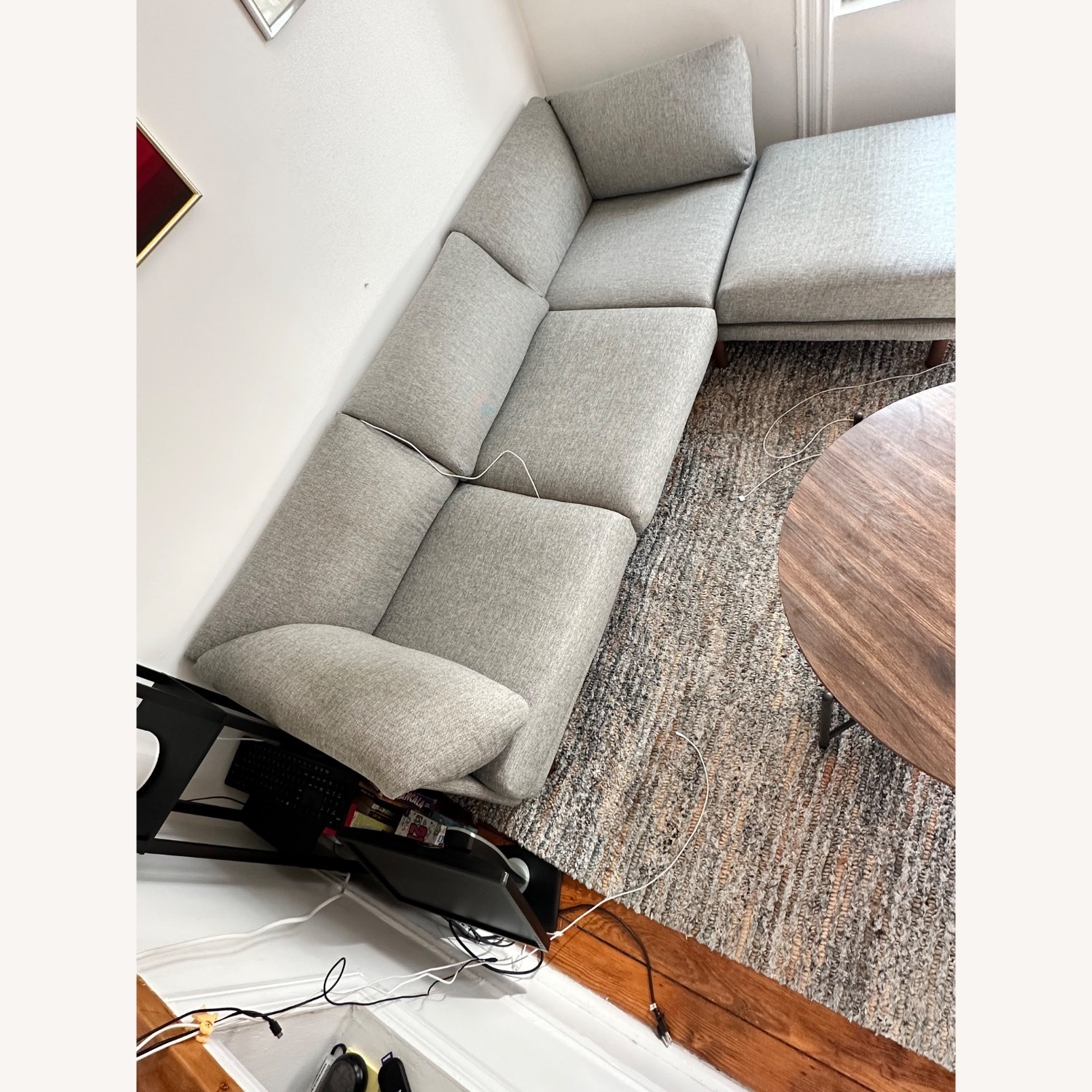 Burrow Range Gray Sectional Sofa - image-7