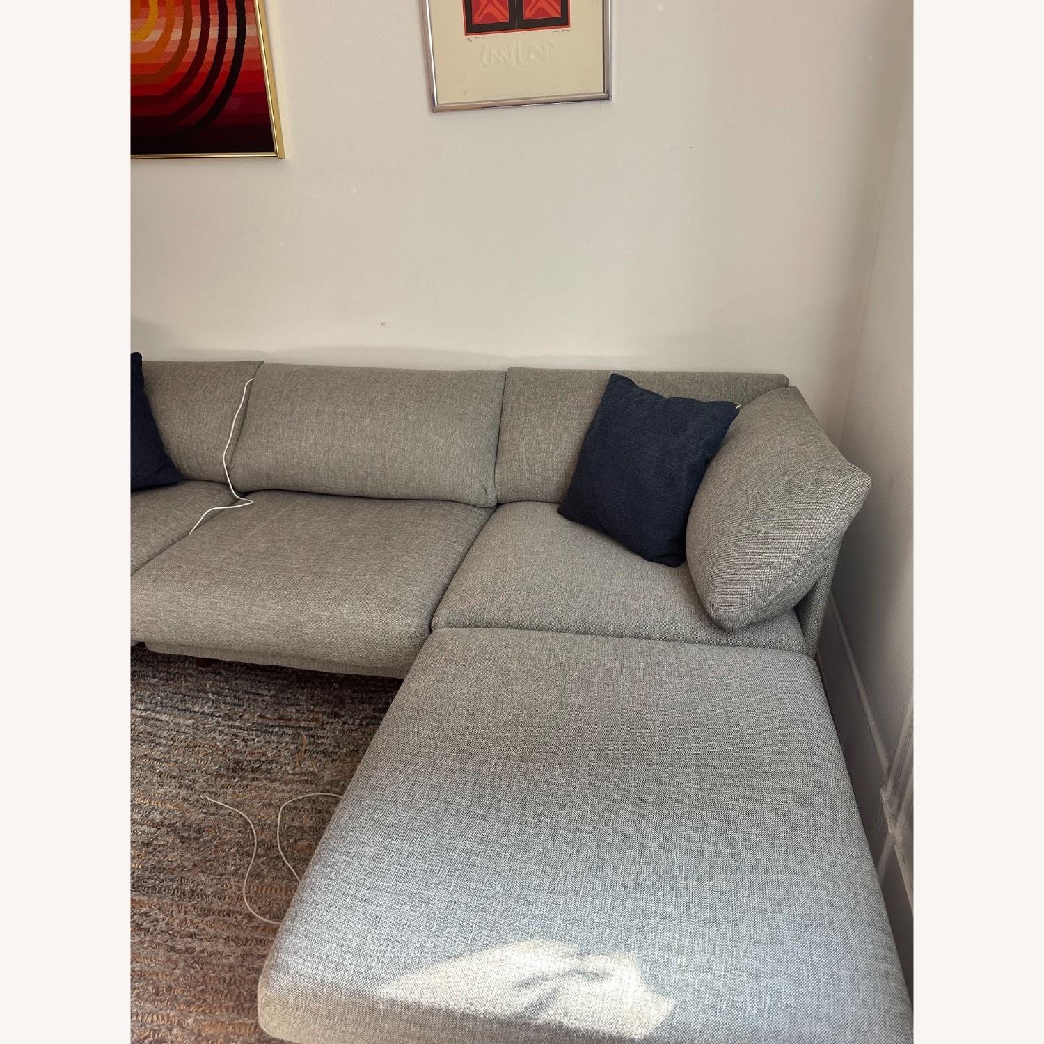 Burrow Range Gray Sectional Sofa - image-6