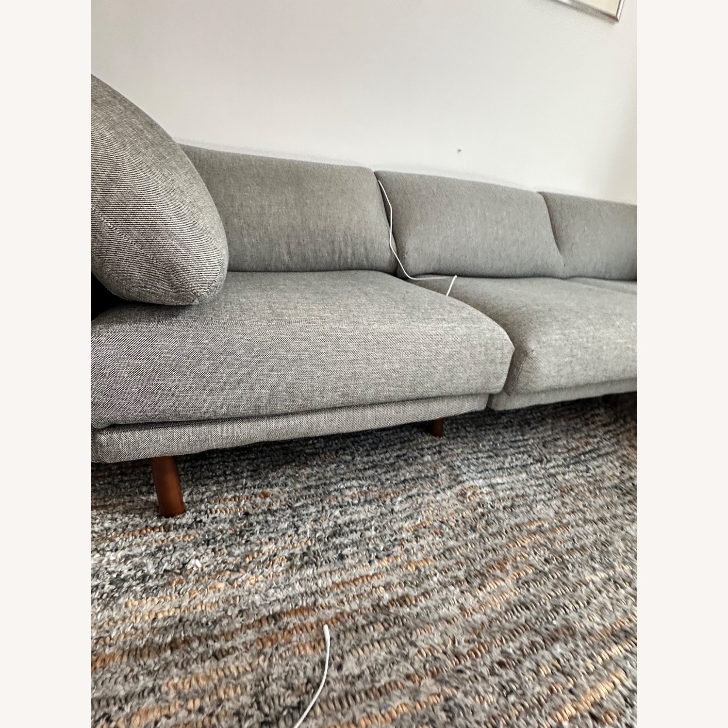 Burrow Range Gray Sectional Sofa - image-4