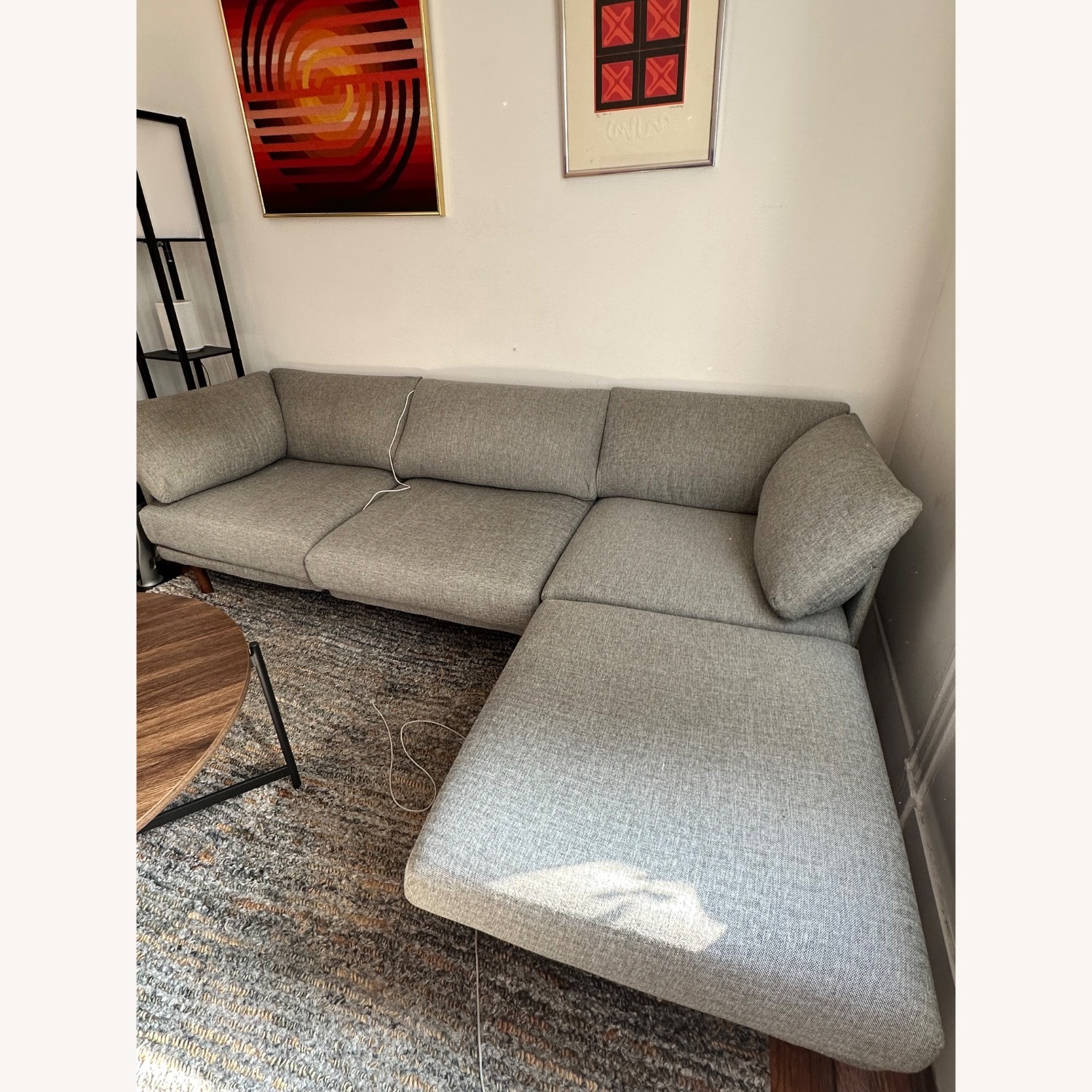Burrow Range Gray Sectional Sofa - image-2