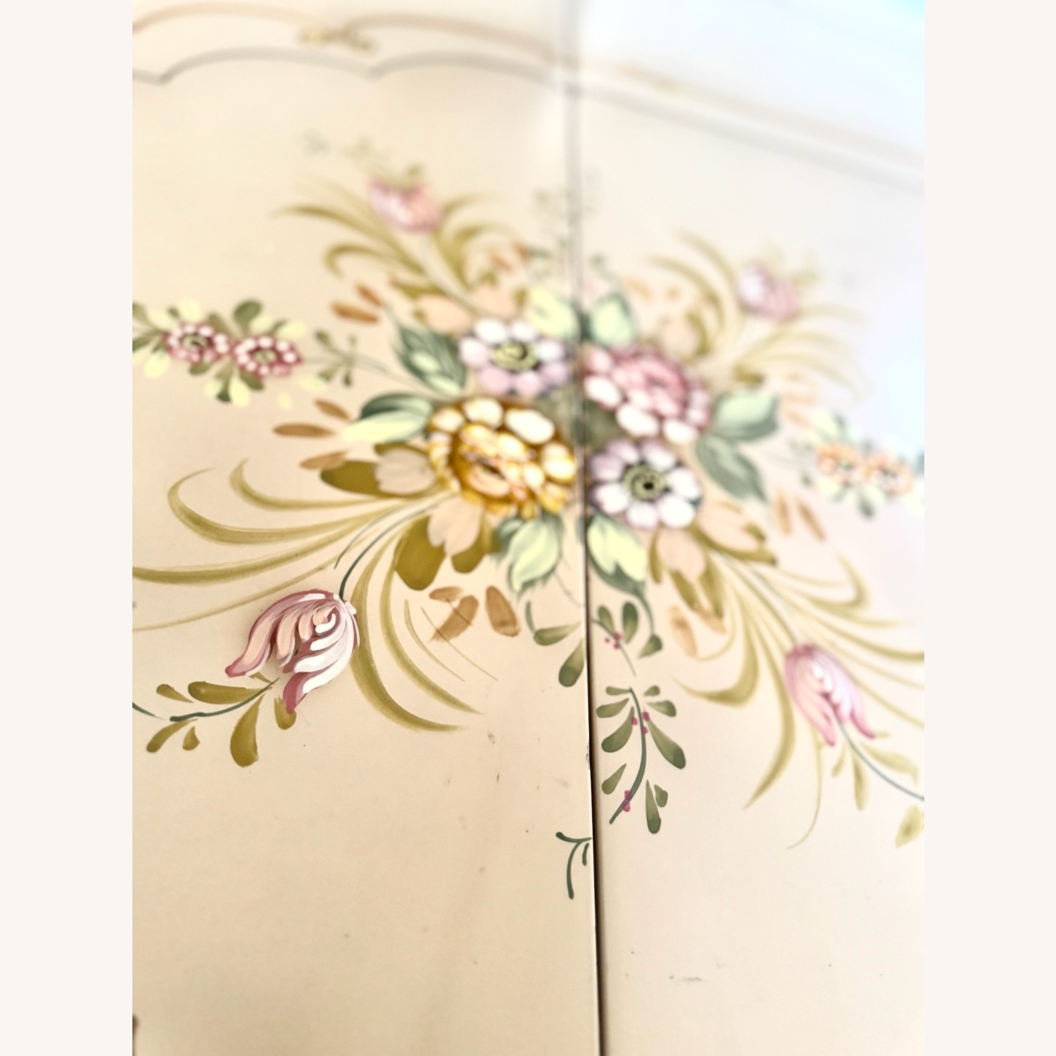 Vintage 11p Italian Rococo Dining Table Set  - image-3