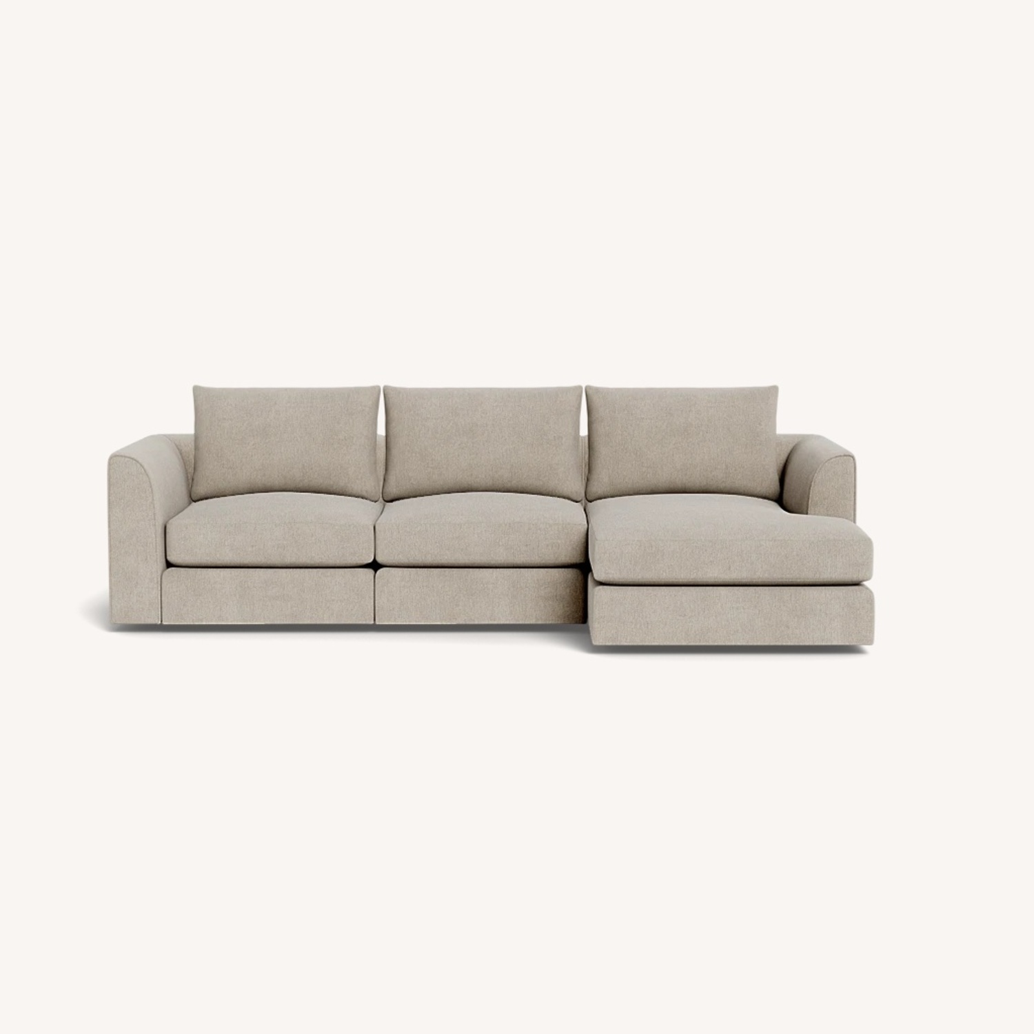 Interior Define Beckham Modular 4-Piece Sofa Marble - image-6