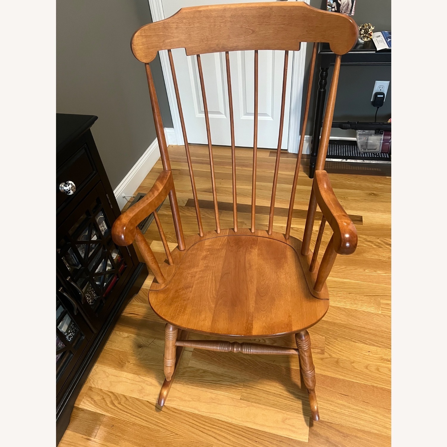 Maple Ridge Rocking Chairs Nichols & Stone Solid Maple Rocking Chair - AptDeco
