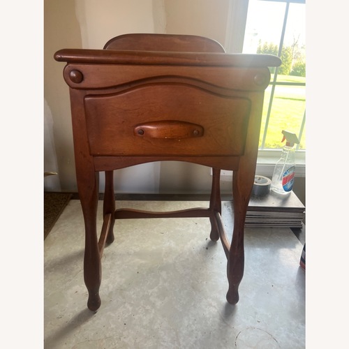 Used Vintage French & Heald Co. Wood Night Stand for sale on AptDeco