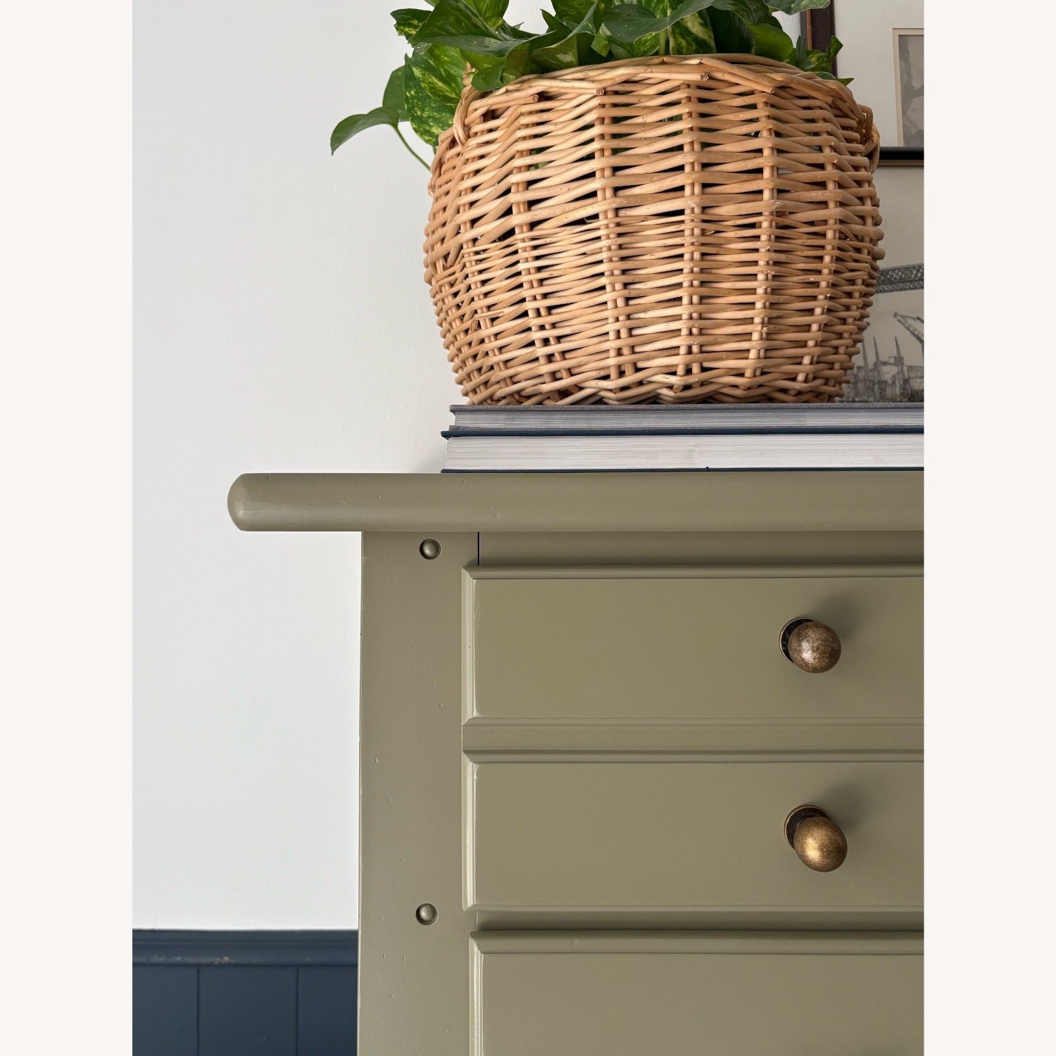 Thomasville Olive Green Dresser  - image-6