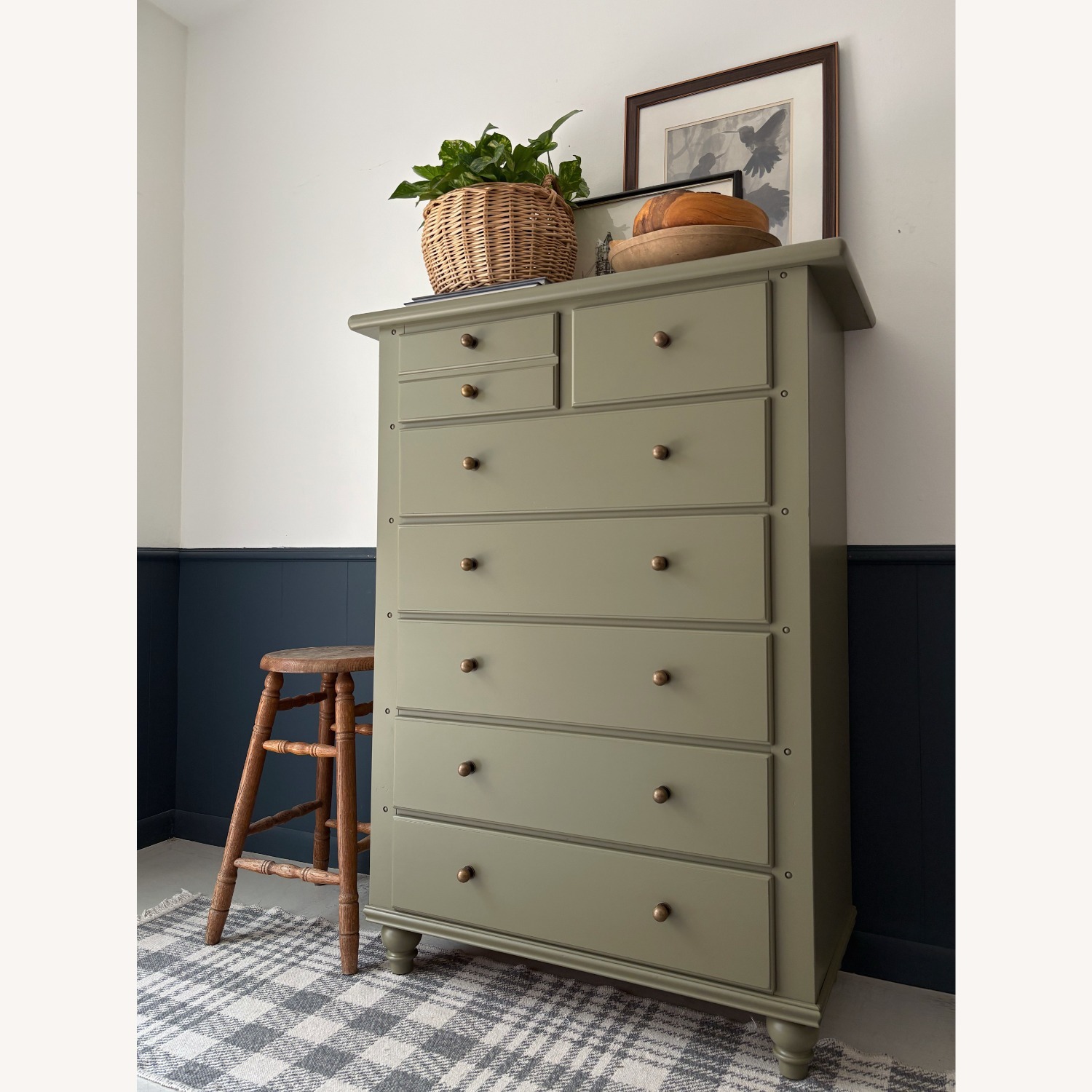 Thomasville Olive Green Dresser  - image-1