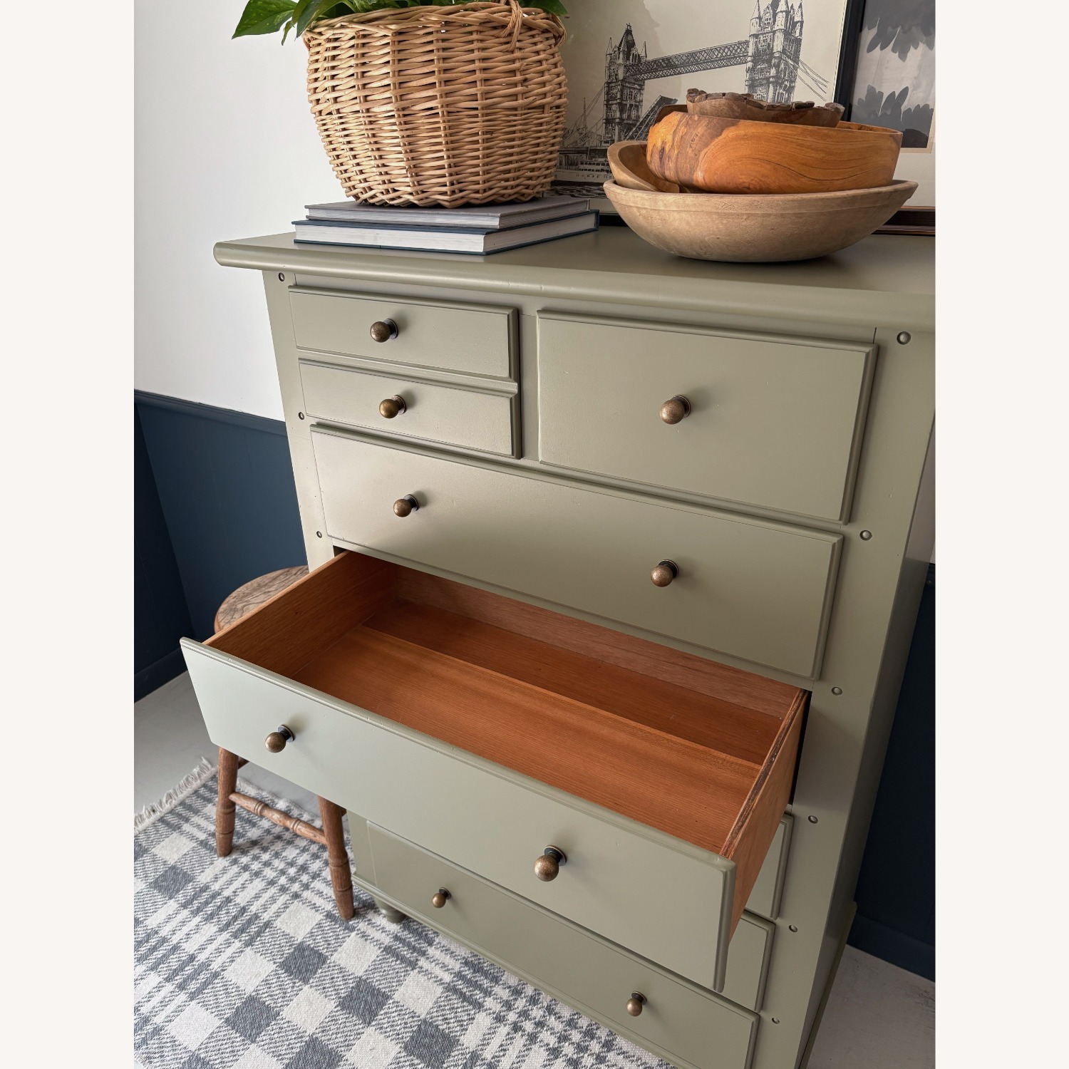 Thomasville Olive Green Dresser  - image-5