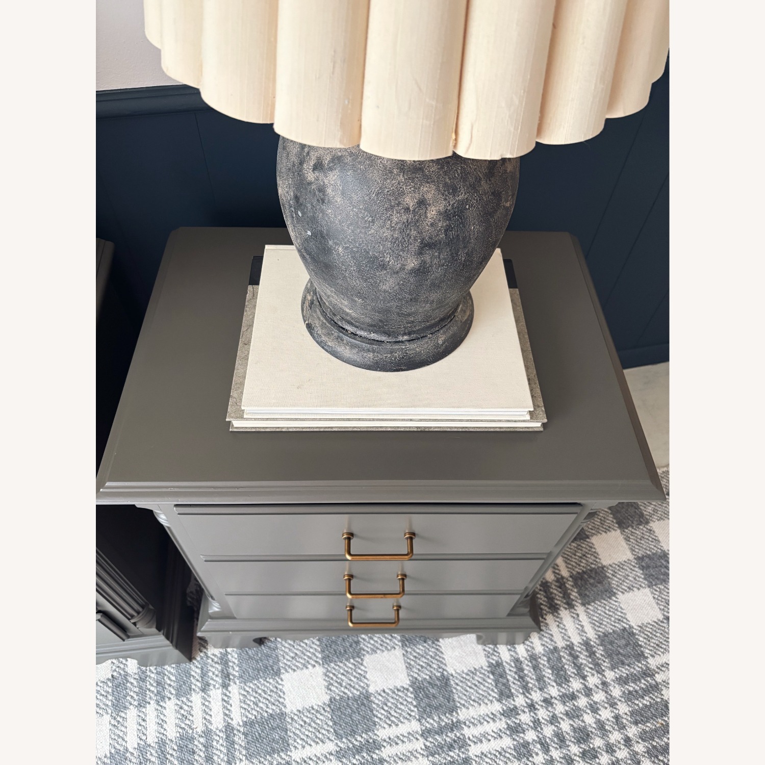 Urbane Bronze Nightstands Painted and Refinished - image-3