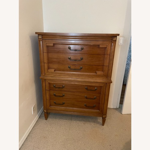 Used Vintage Thomasville High Boy Chest with 6 Drawers for sale on AptDeco
