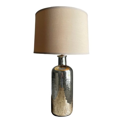 Used Restoration Hardware Mercury Glass Lamp W Shade for sale on AptDeco