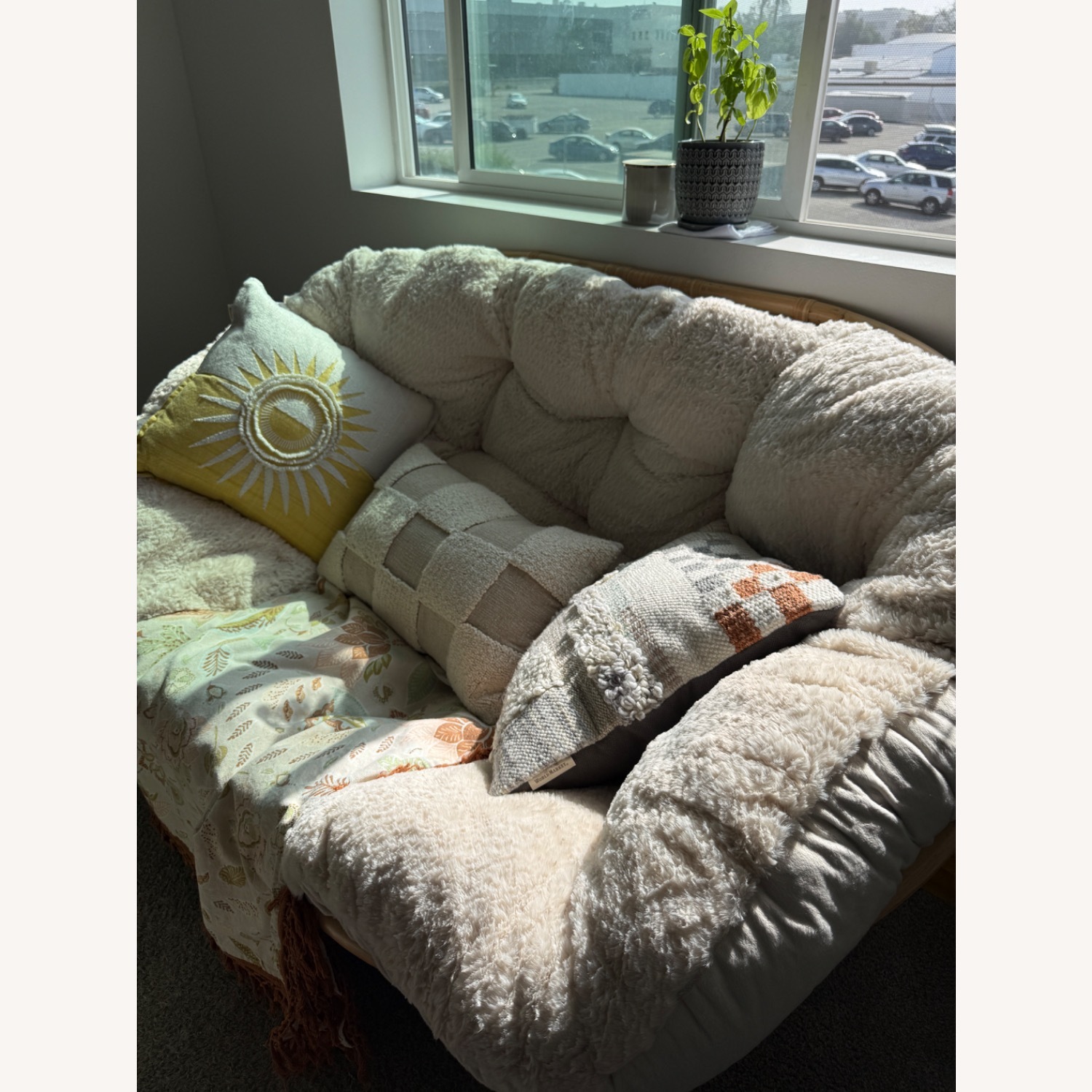 Rattan Double Papasan Chair - image-3