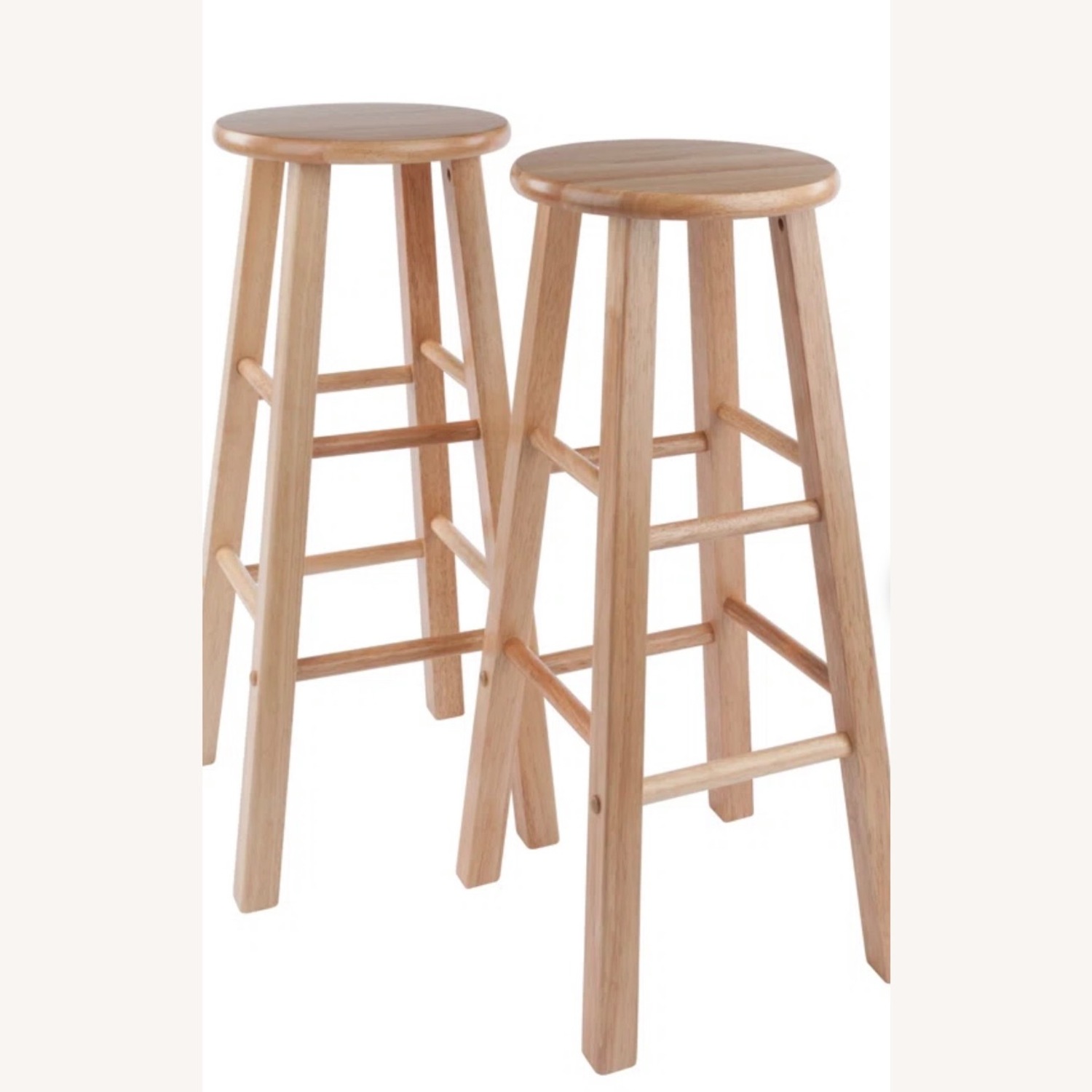 Wooden Bar Table and High Stools - image-7