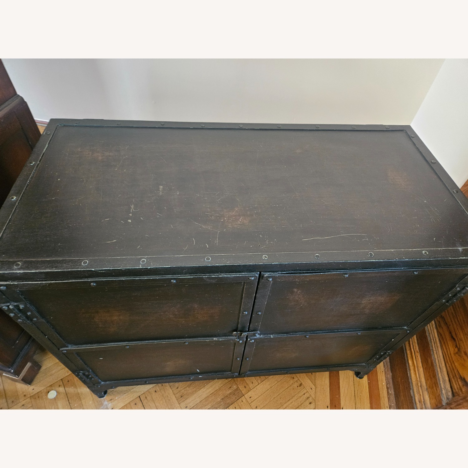 Pottery Barn Industrial Styled Metal Cabinet - image-3
