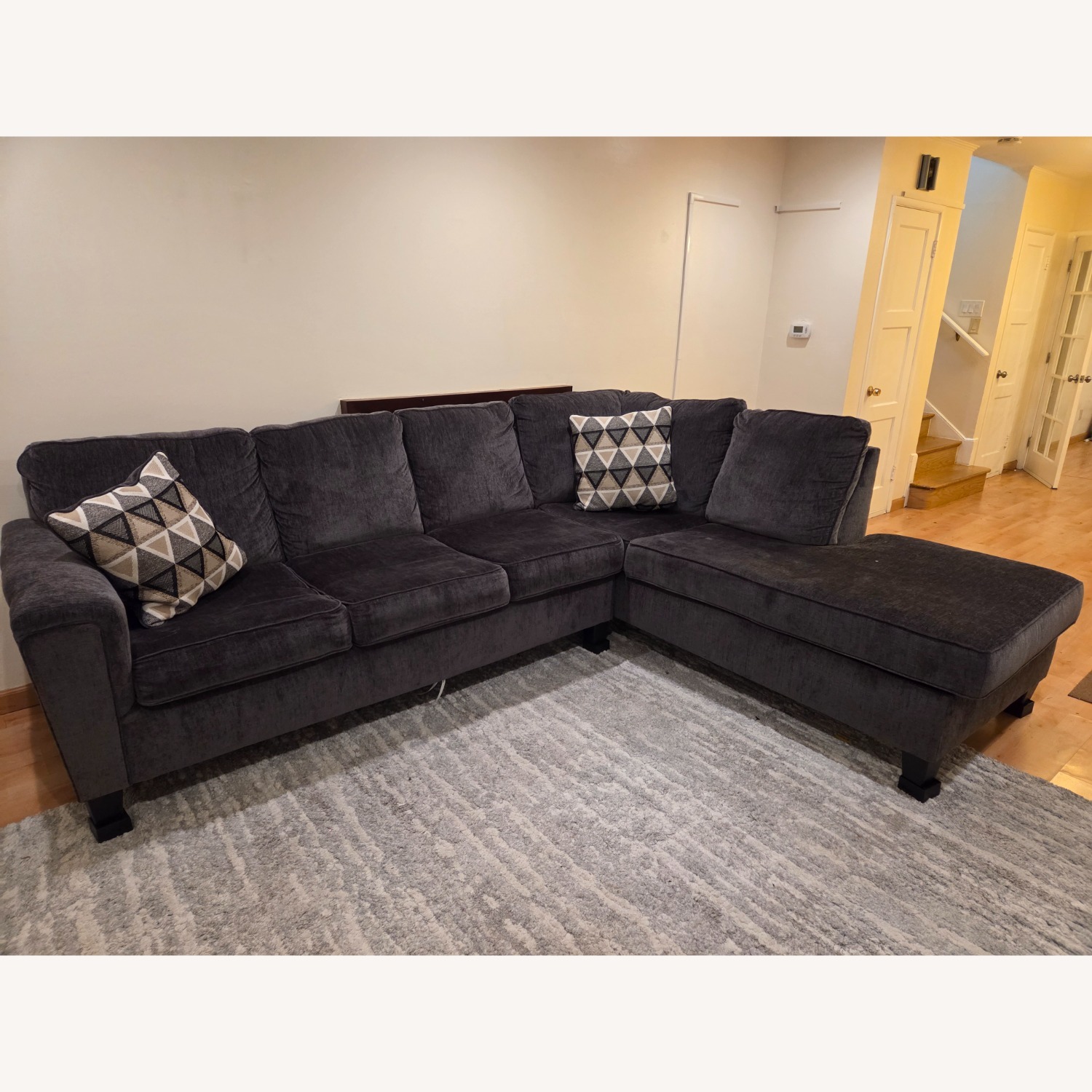 Ashley Abinger Sleeper Sectional with Chaise - image-1