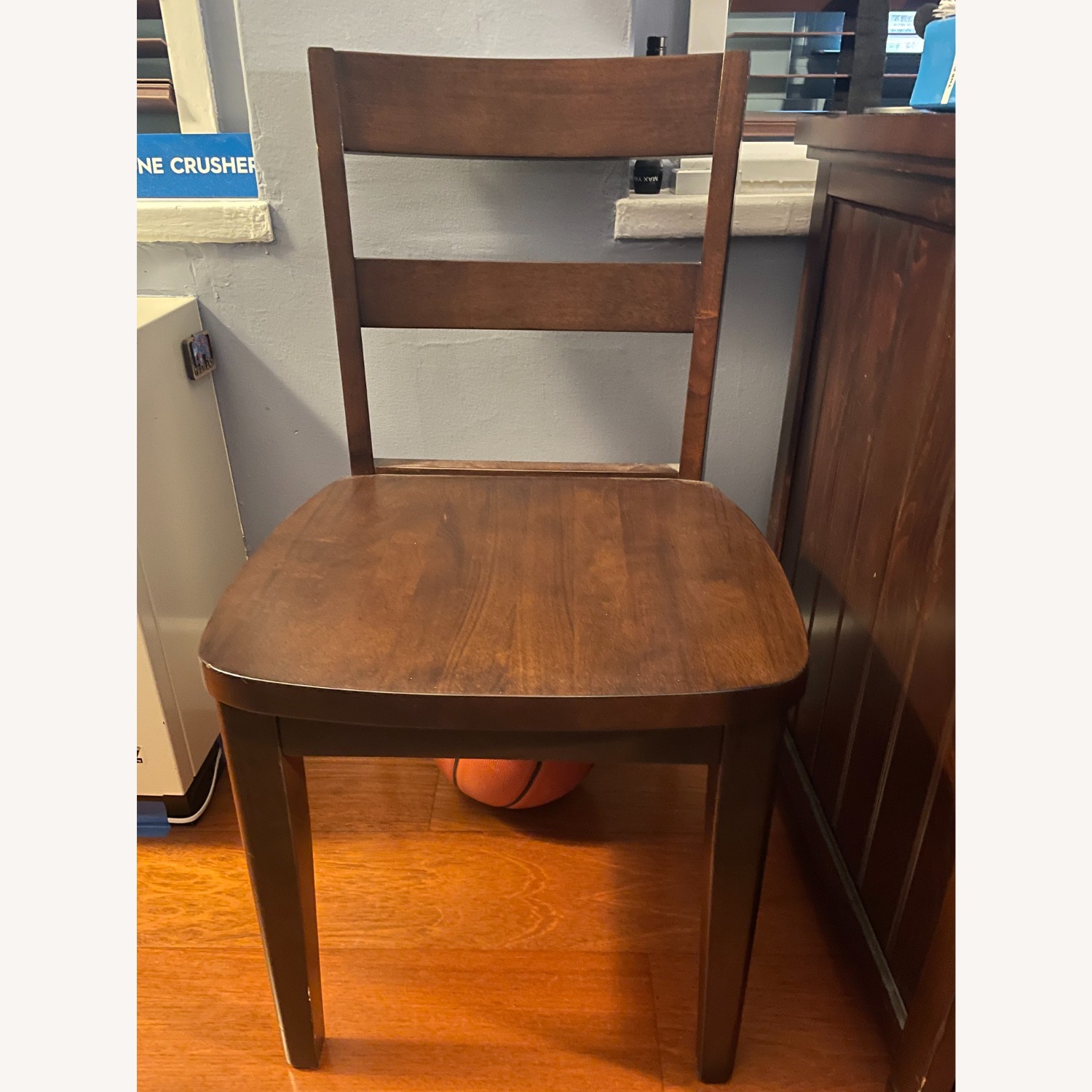 Pottery Barn Teen Dark Brown Desk Chair - image-1