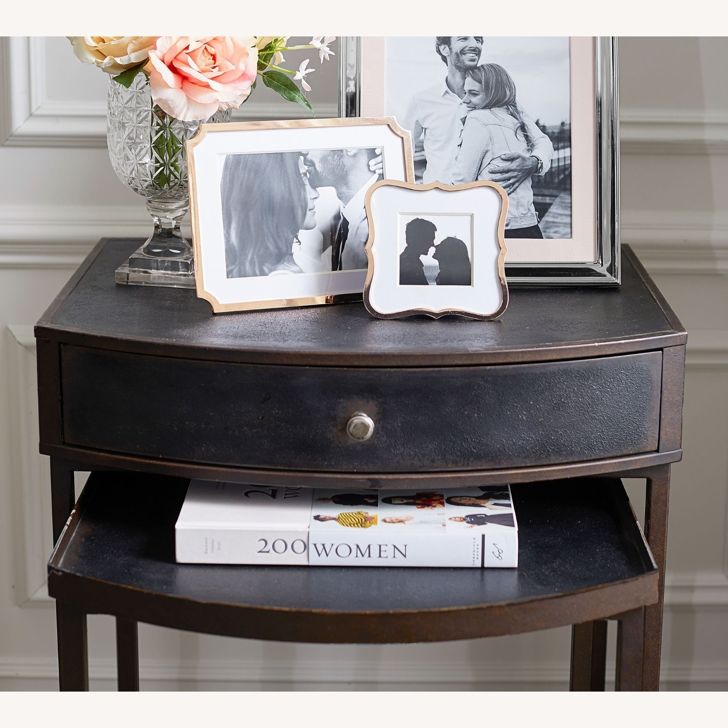 Pottery Barn Woodrow Metal Nesting Nightstand(24") - image-2