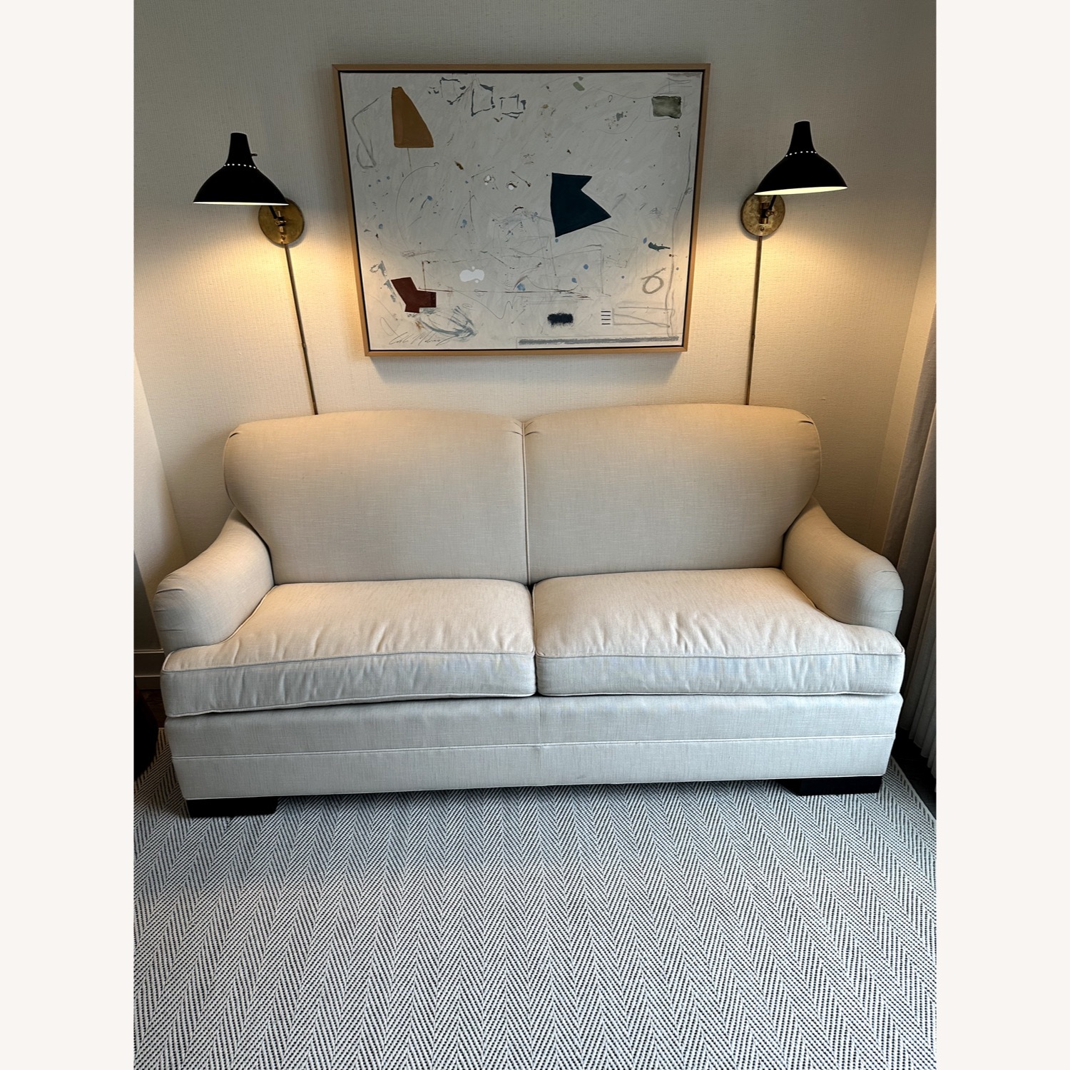 Kravet Queen Sleeper Sofa W Performance Fabric  - image-1