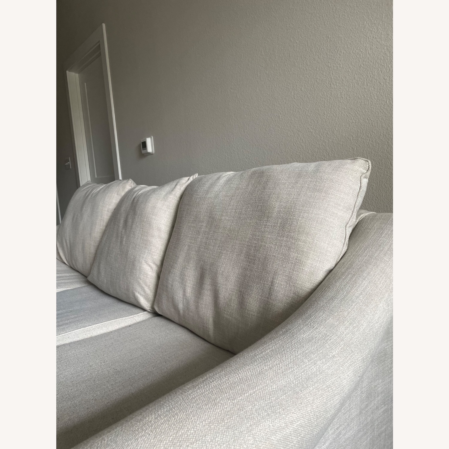 Light Beige 3-Seater Sofa - image-6