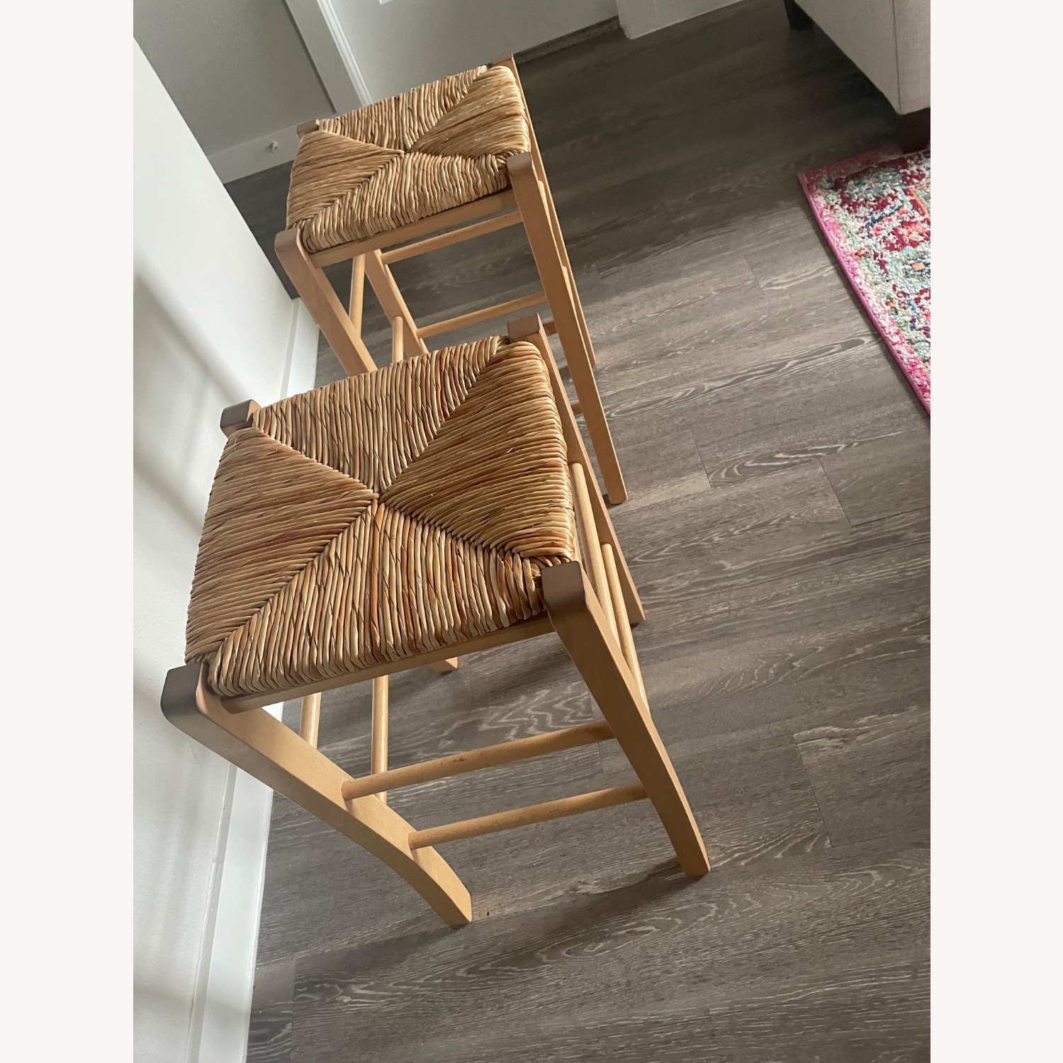 Woven Seat Counter Stools  - image-2