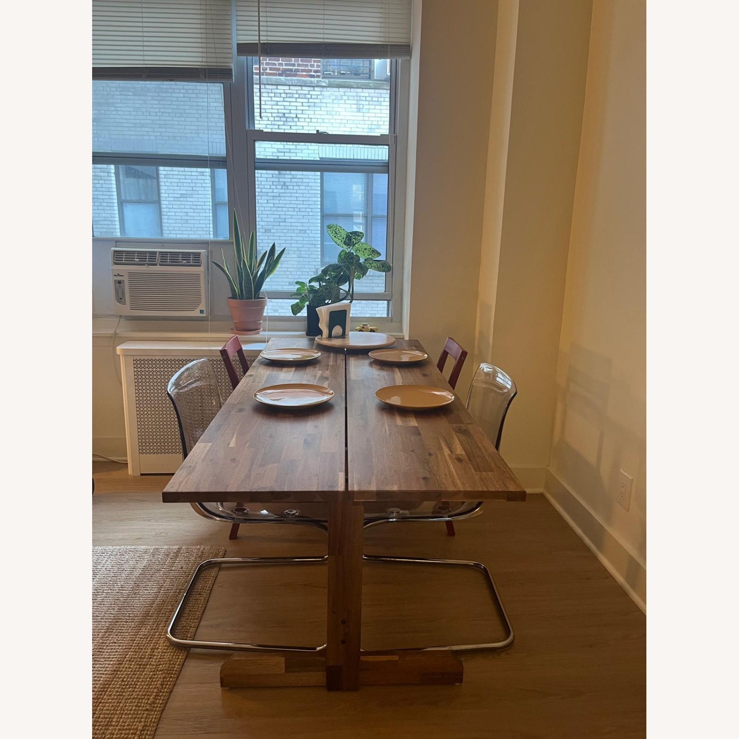 IKEA Nackanas Acacia wood Dining Table - AptDeco