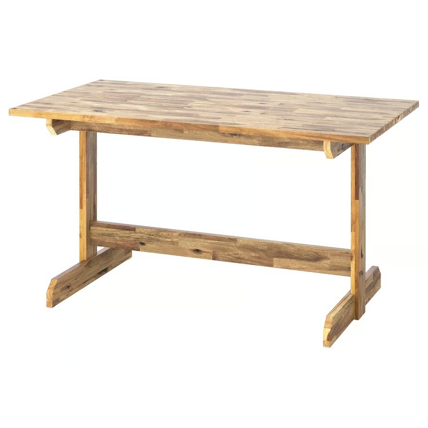 IKEA Nackanas Acacia wood Dining Table  - image-4
