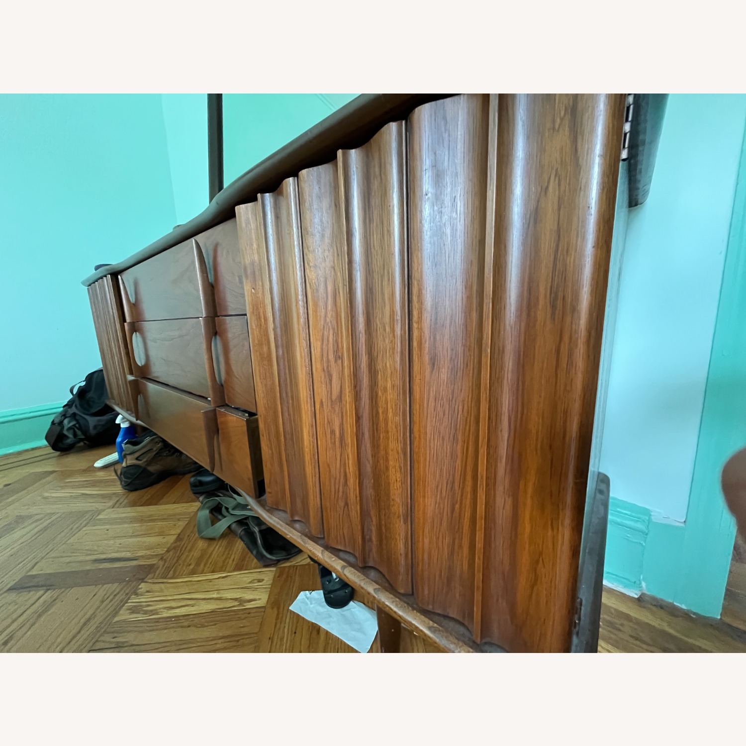 MCM United Furniture Sculptural Walnut Dresser - image-4