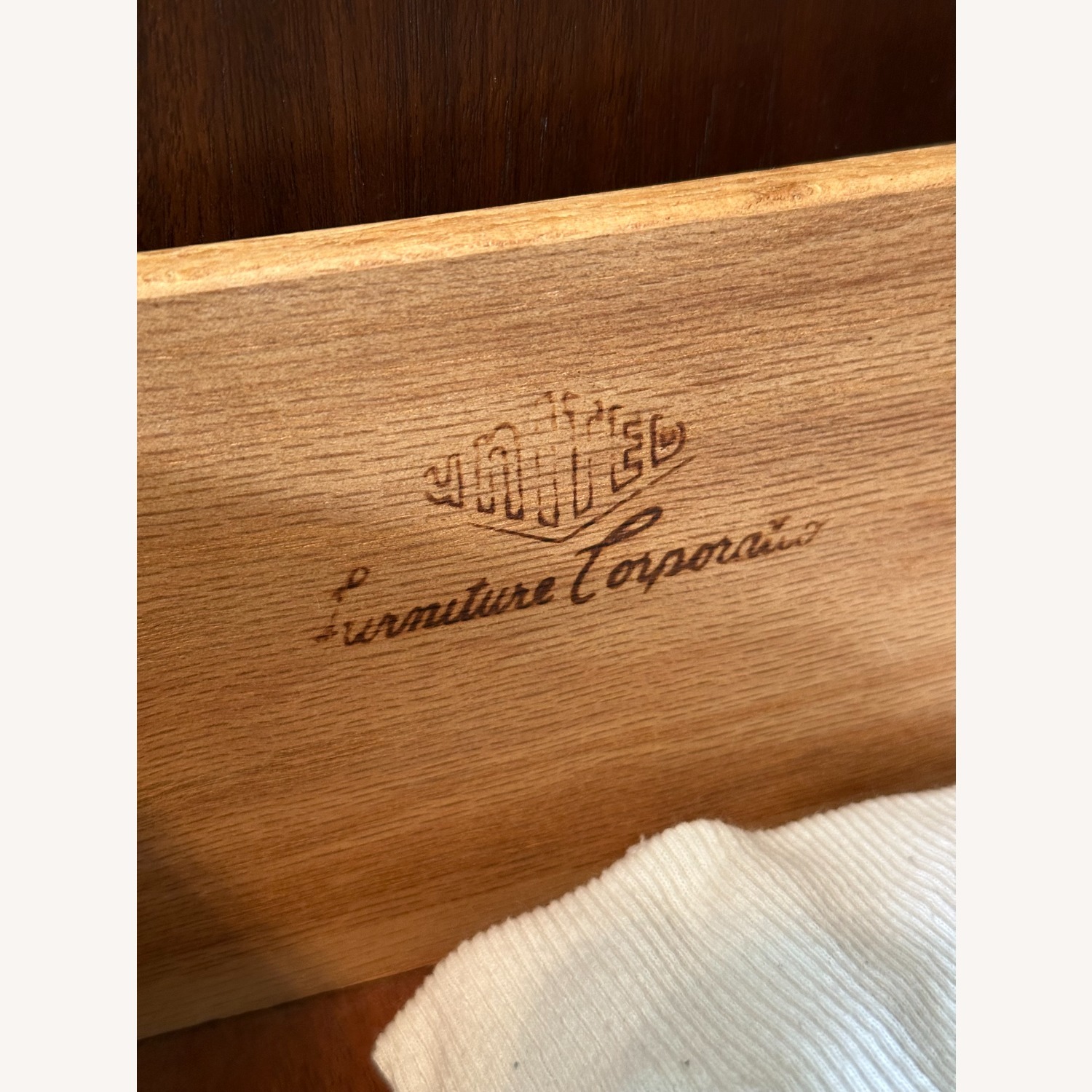 MCM United Furniture Sculptural Walnut Dresser - image-8