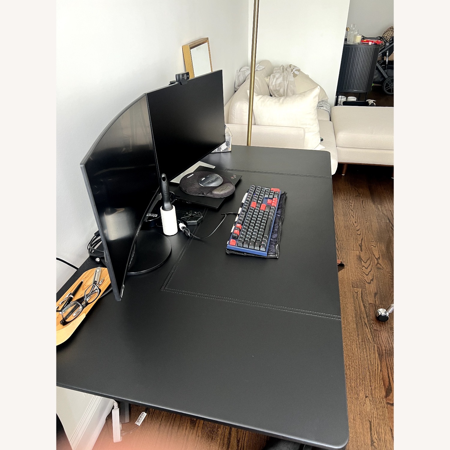 Design Within Reach Vella Leather Desk - image-4