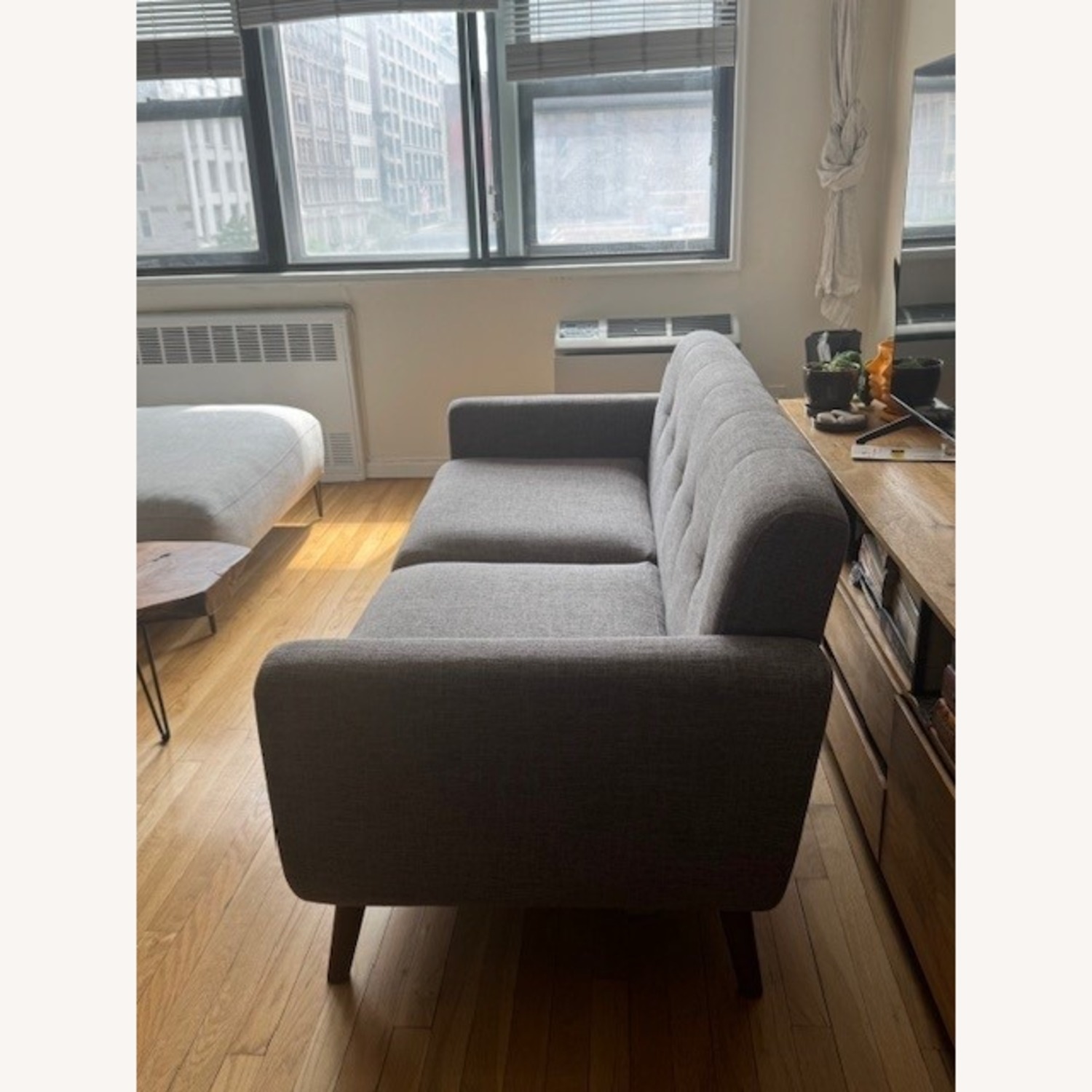 Wayfair Corrigan Studio 66" Dark Grey Sofa - image-3