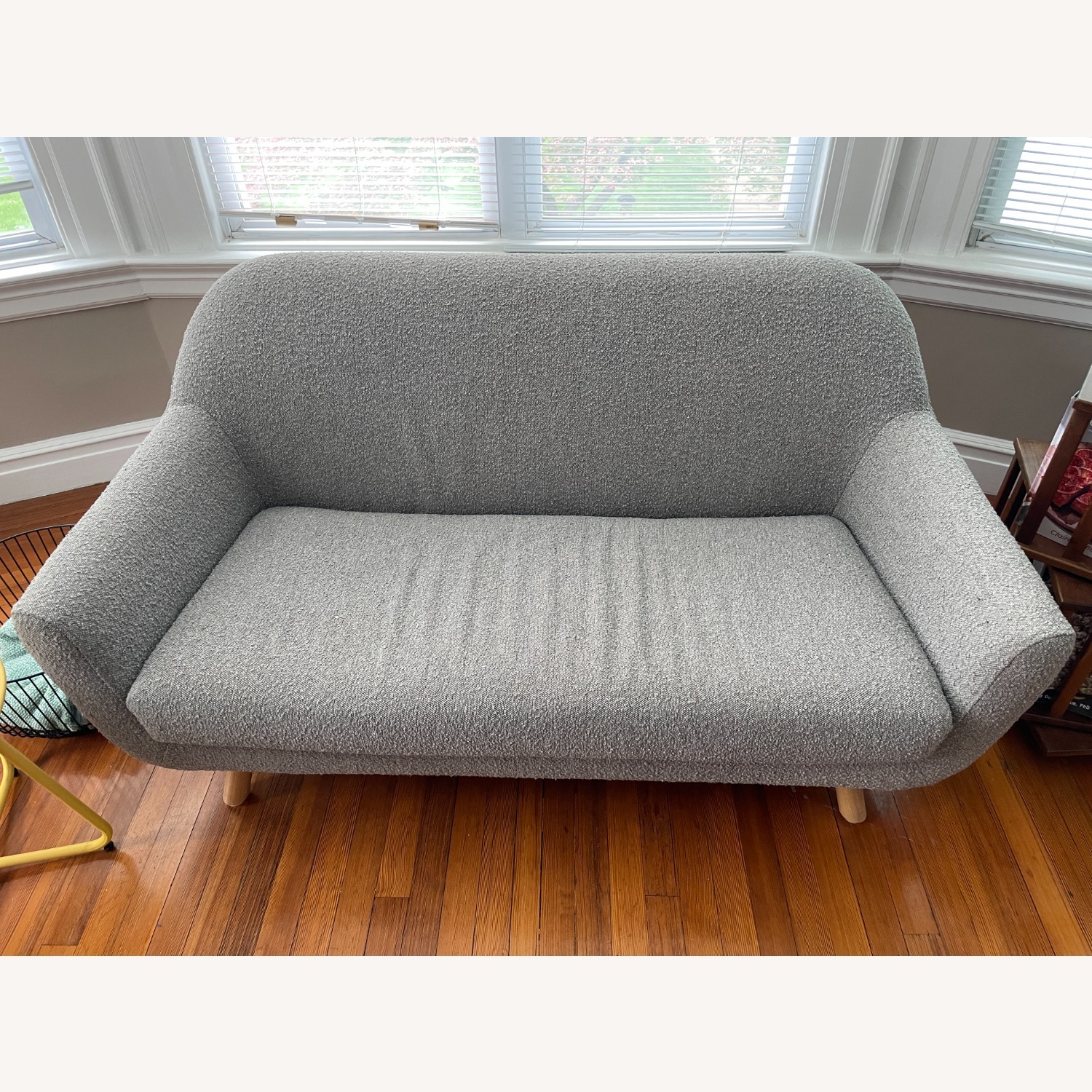 Article Gabriola Dover Gray Bouclé Loveseat  - image-1