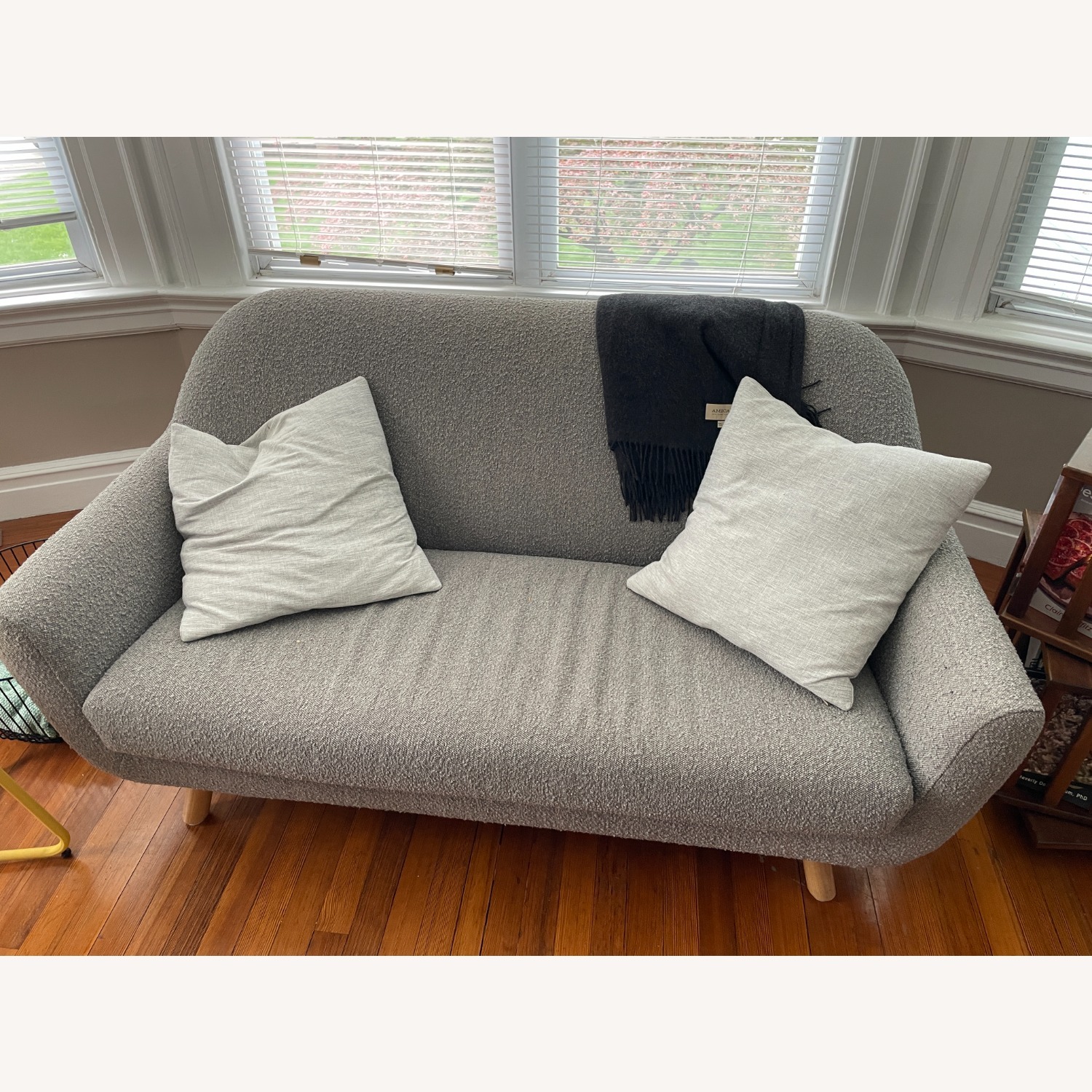 Article Gabriola Dover Gray Bouclé Loveseat  - image-2