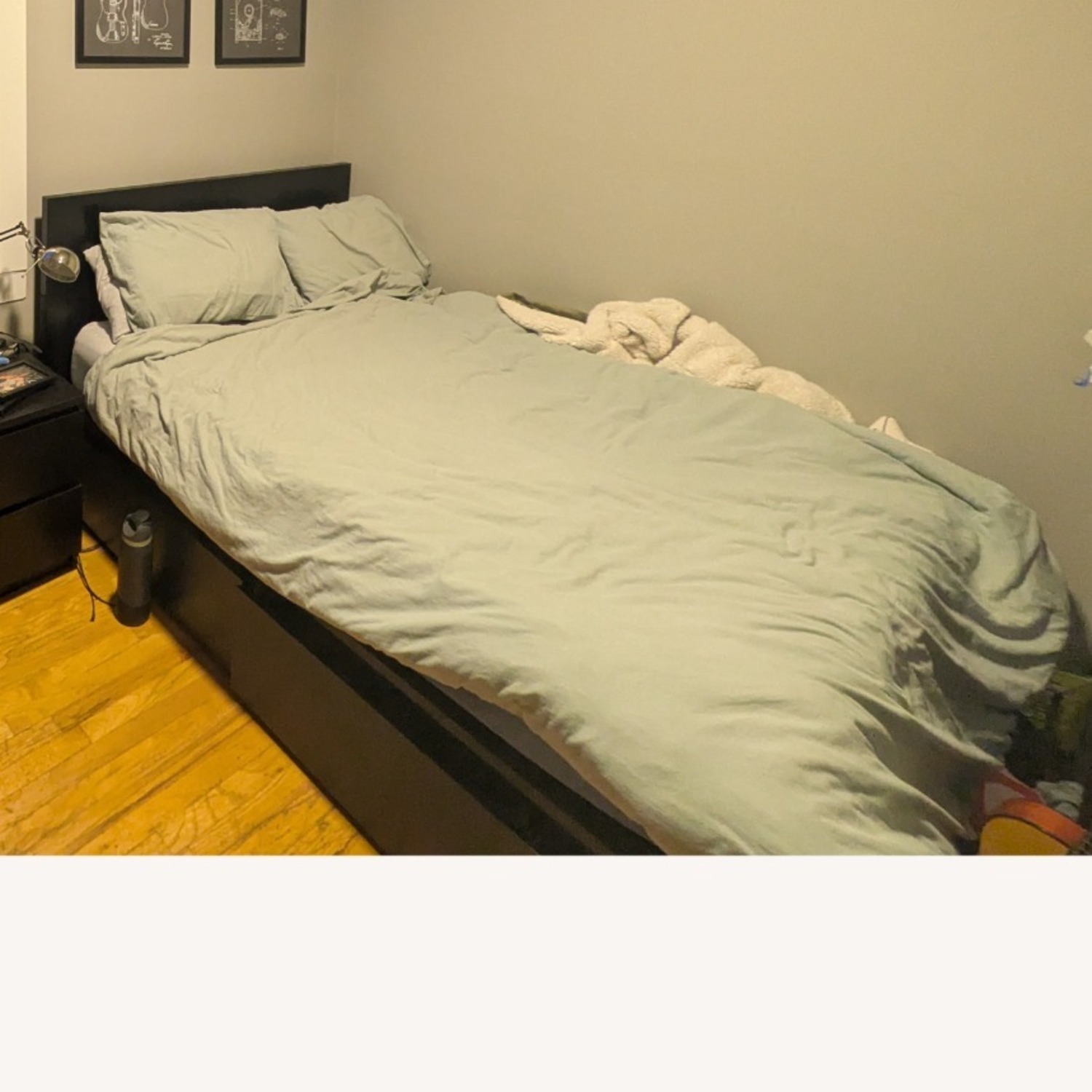 IKEA Malm Full Size Bed with Drawers - image-1