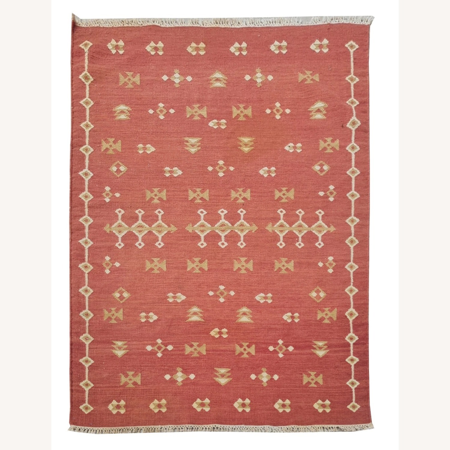 VintageHand Knotted  Chobi Wool Rug 6 x 4 Ft - image-2