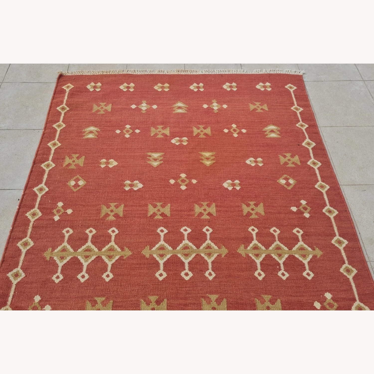 VintageHand Knotted  Chobi Wool Rug 6 x 4 Ft - image-5