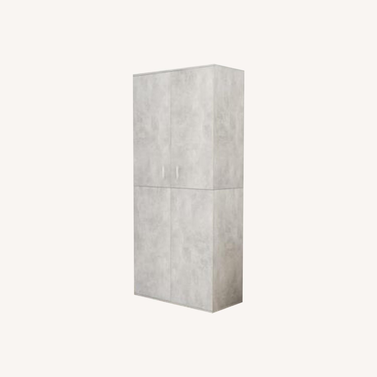 Amazon Gecheer Concrete Grey Large Shoe Cabinet - image-0