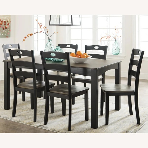 Used Froshburg Dining Table Set for sale on AptDeco