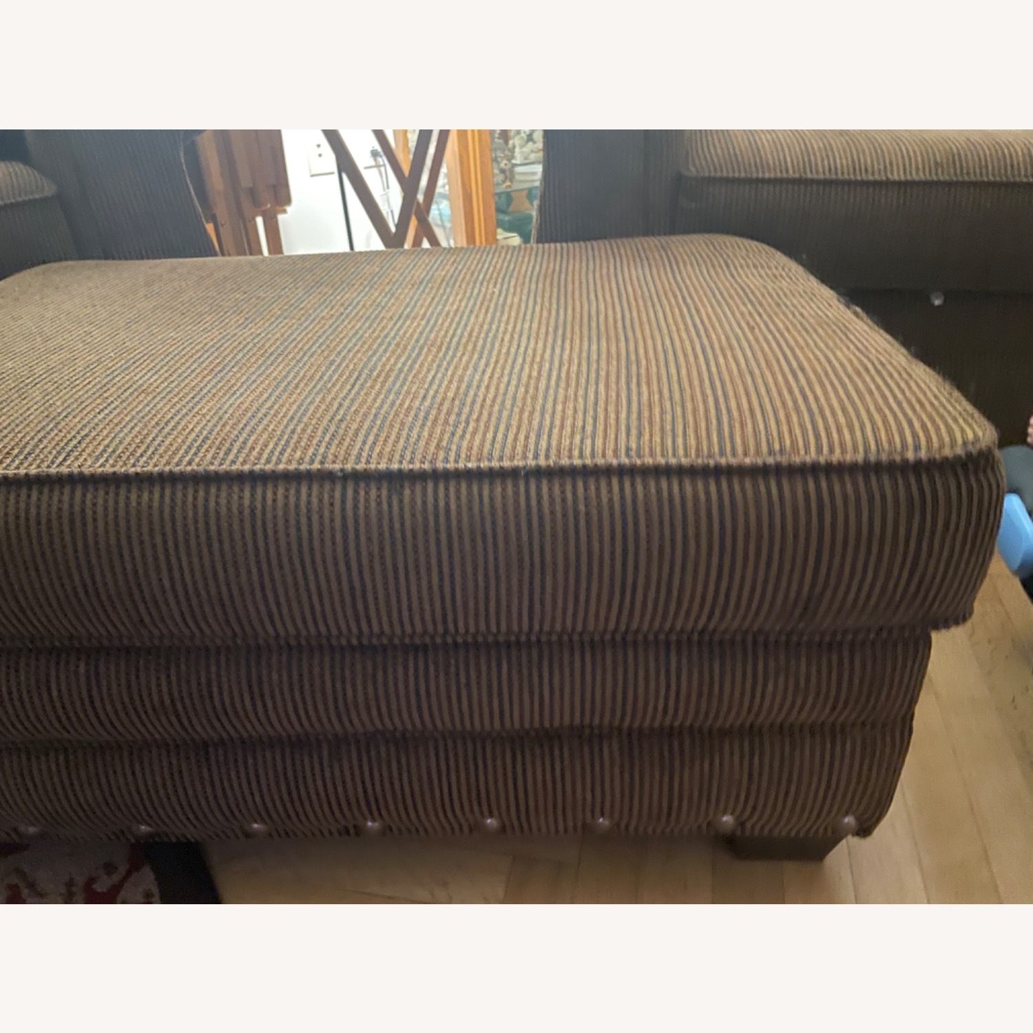 Raymour & Flanigan Oversize Arm Chair and Ottoman - image-3