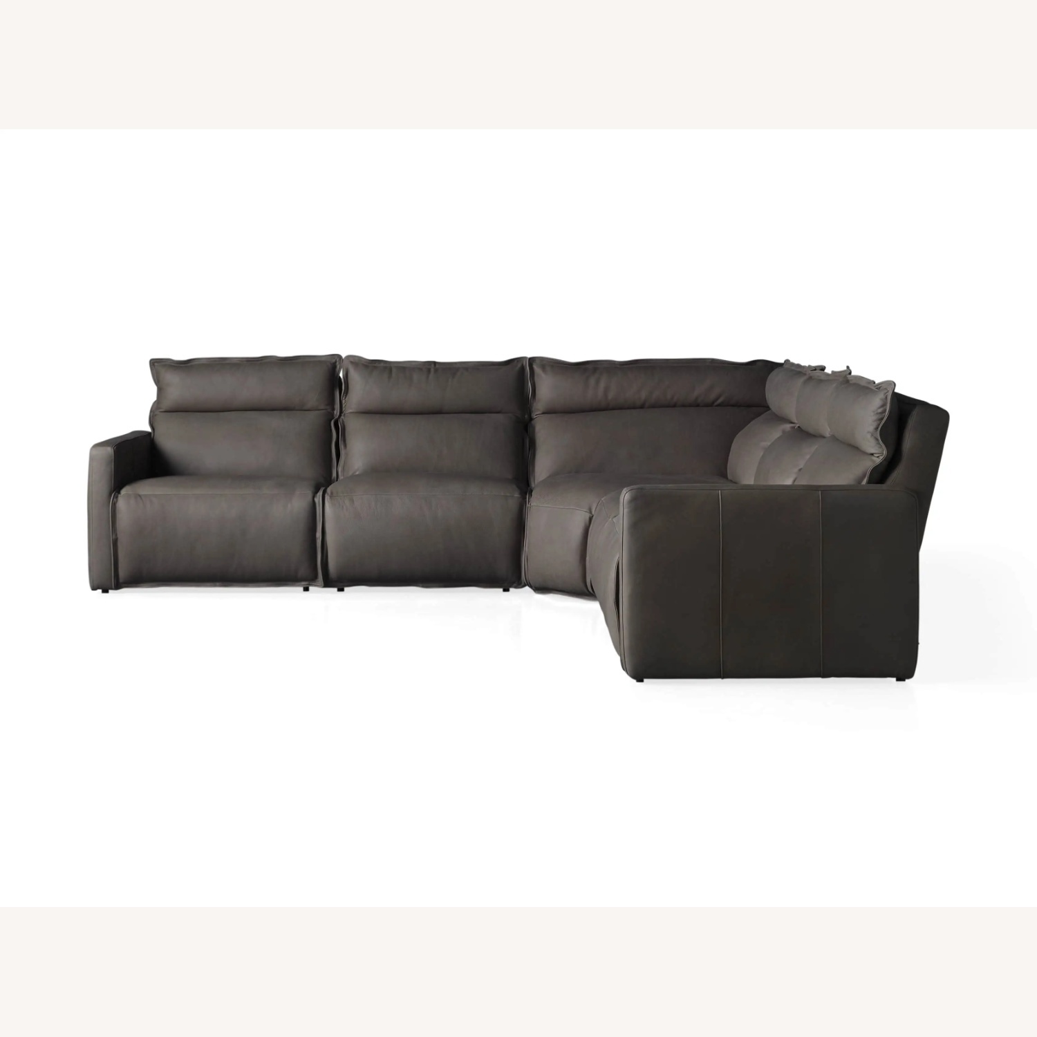 Arhaus Rowland Leather Five-Piece Motion Corner Sectional - image-5