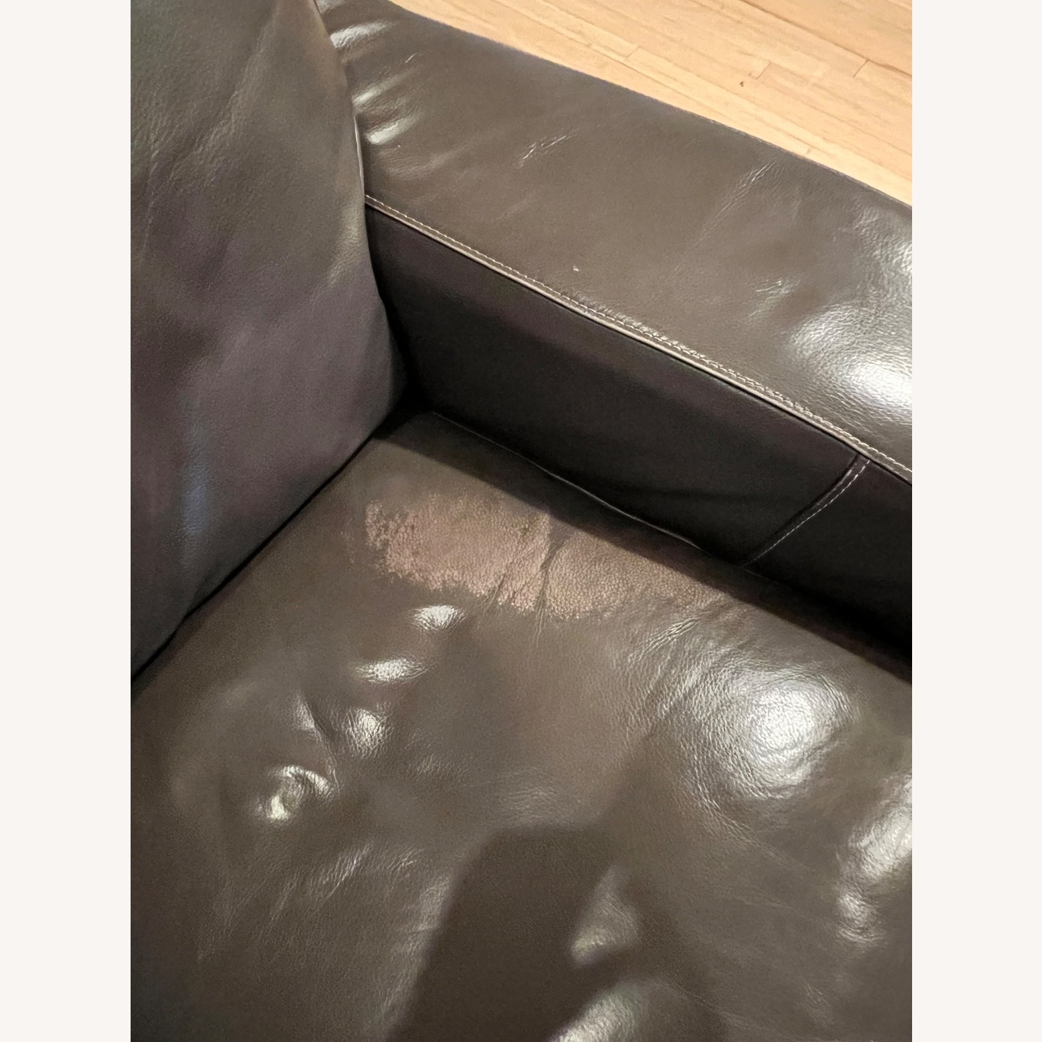 Raymour & Flanigan Leather Sectional - image-5