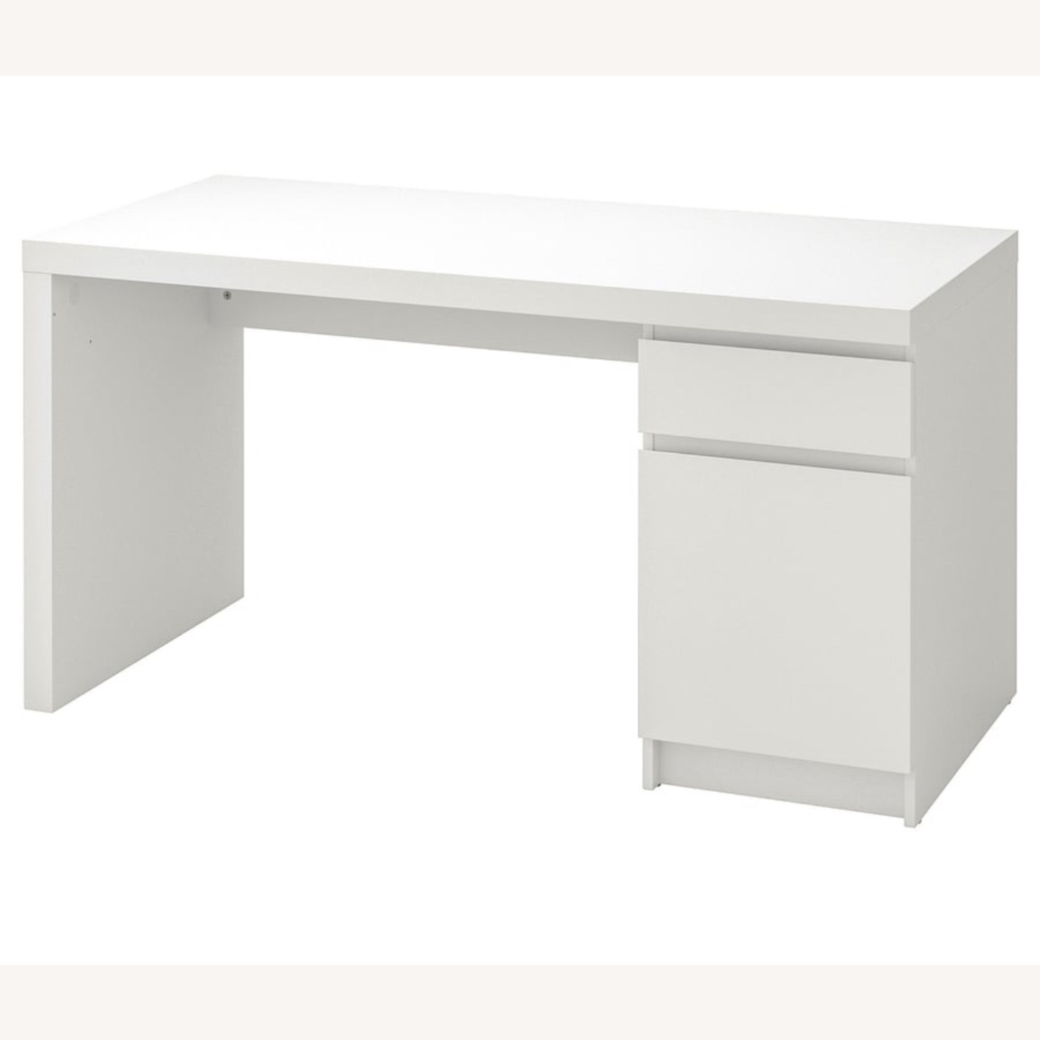 IKEA Malm White Desk  - image-1