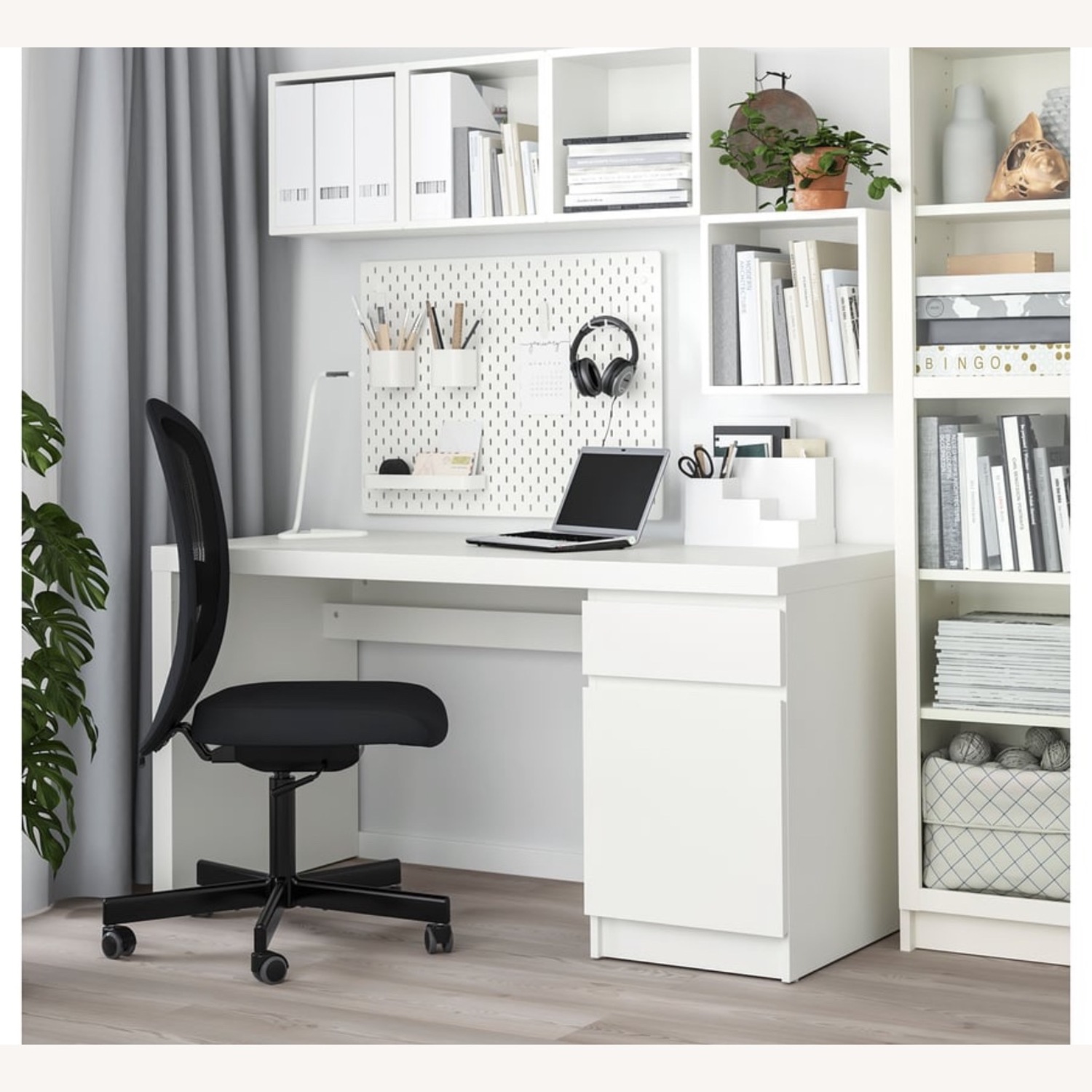 IKEA Malm White Desk  - image-2