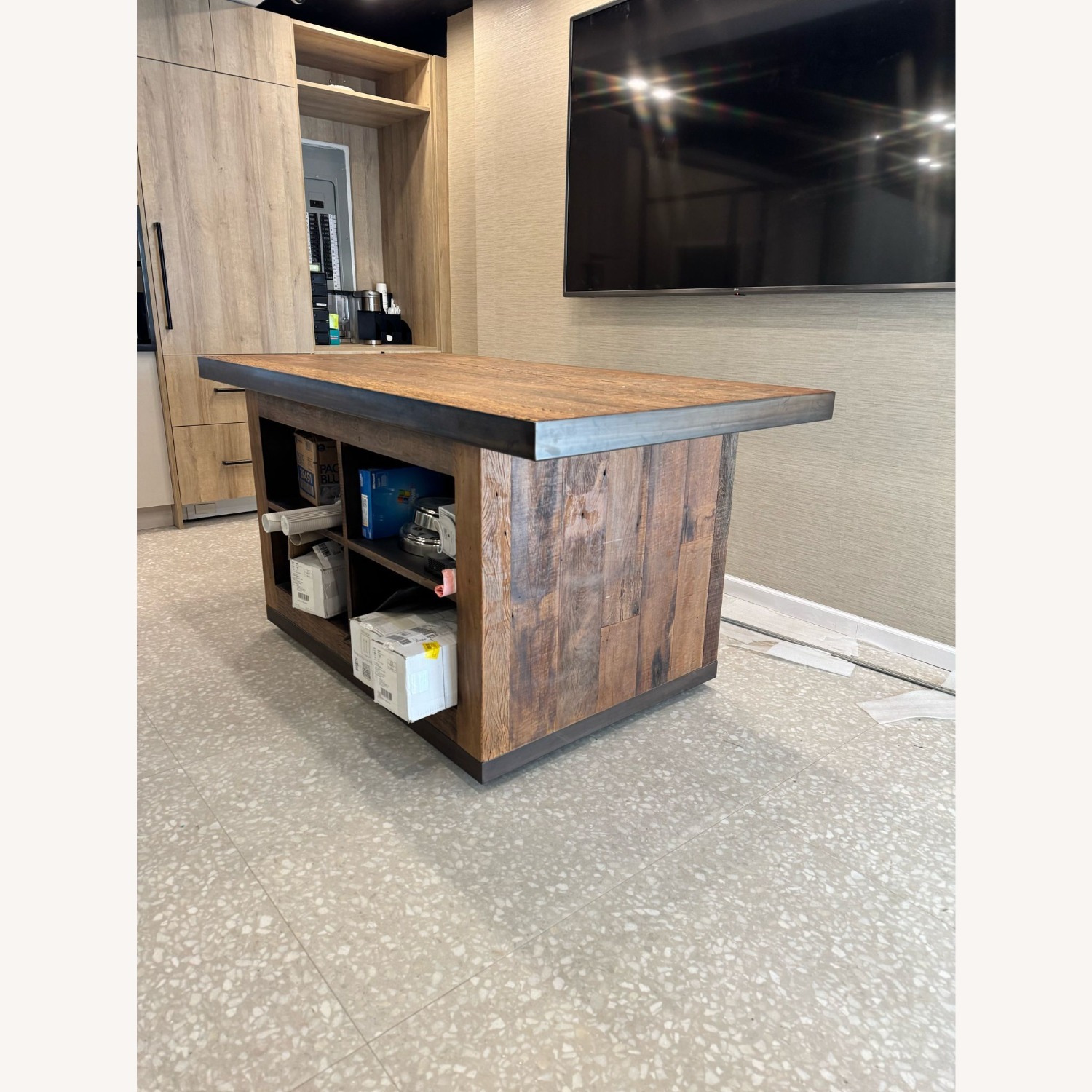 Stylish Solid Wood Work Island - image-3