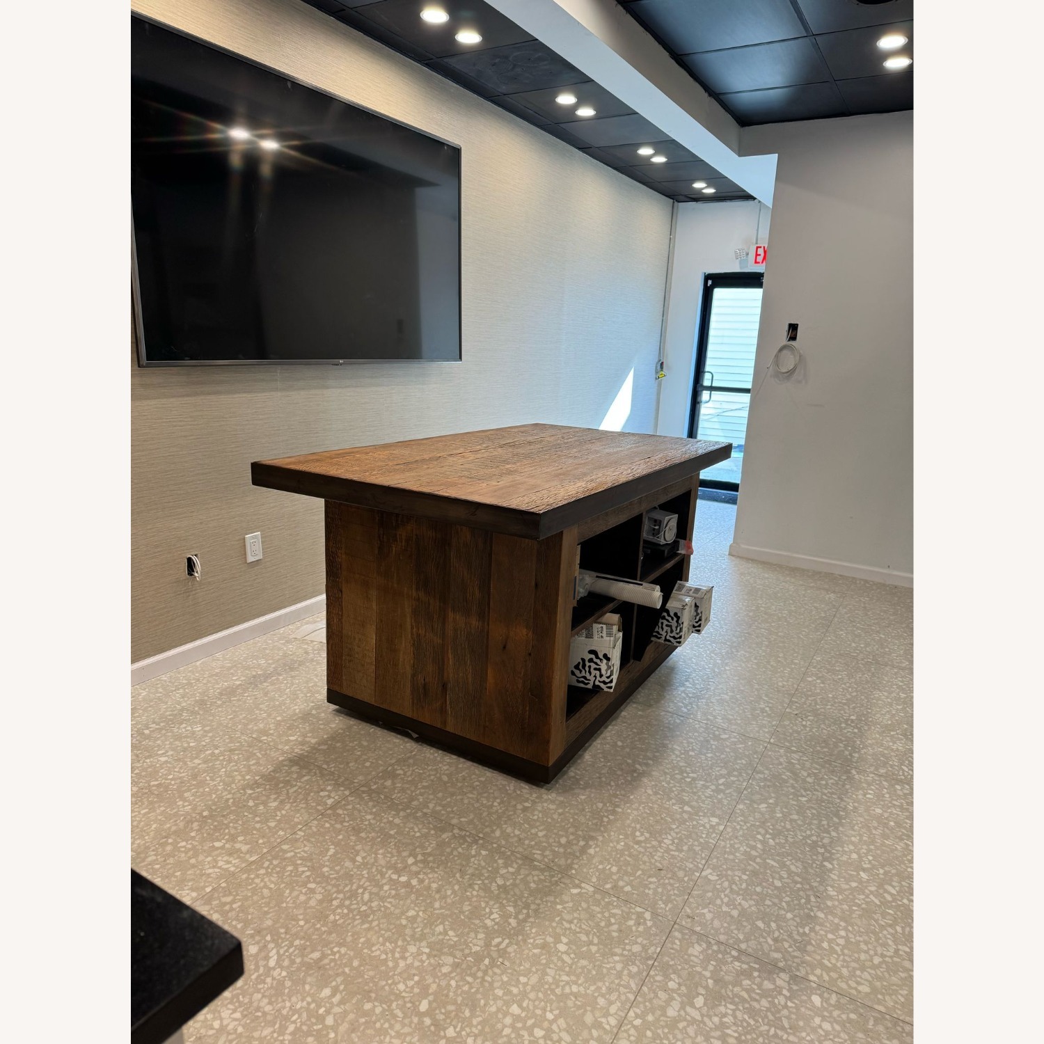 Stylish Solid Wood Work Island - image-4