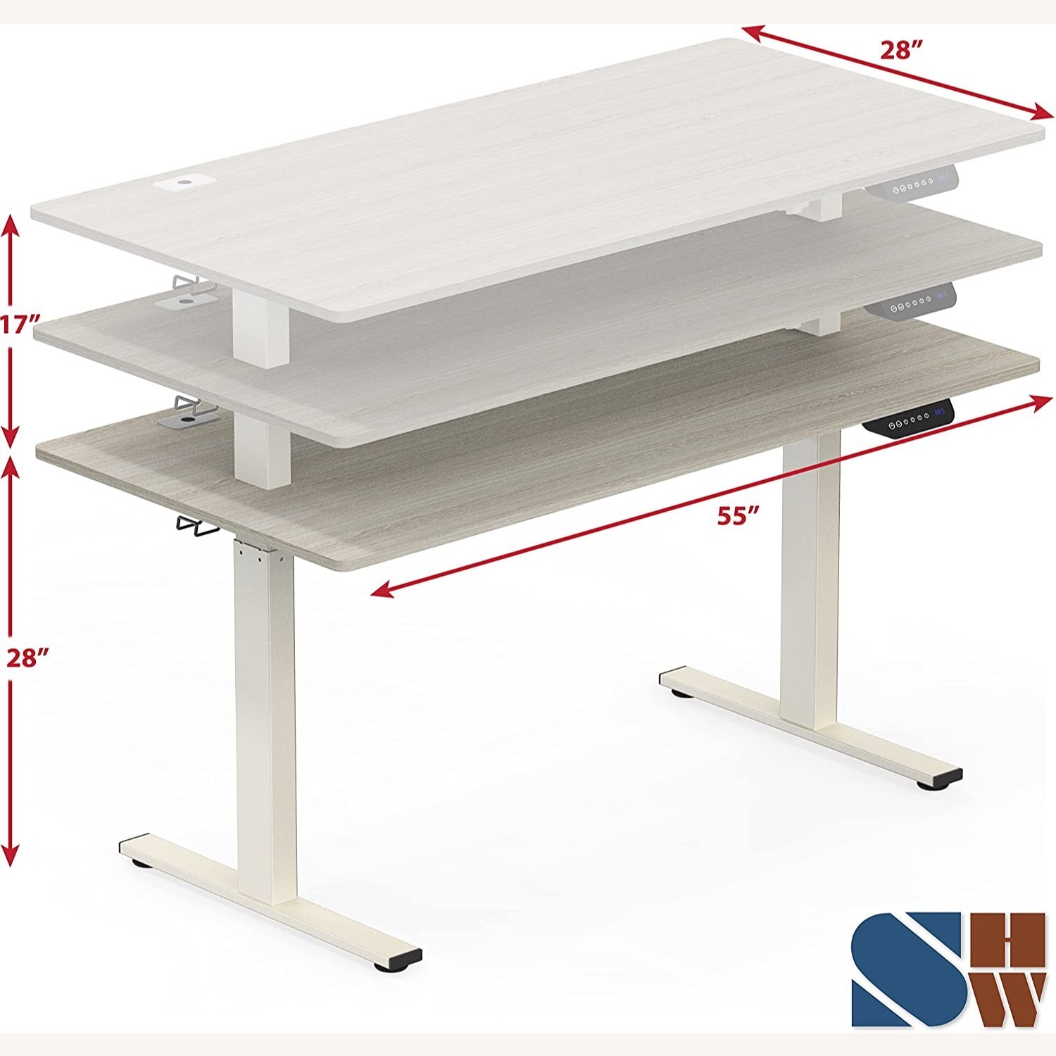 Adjustable Sit/Stand Desk - image-2