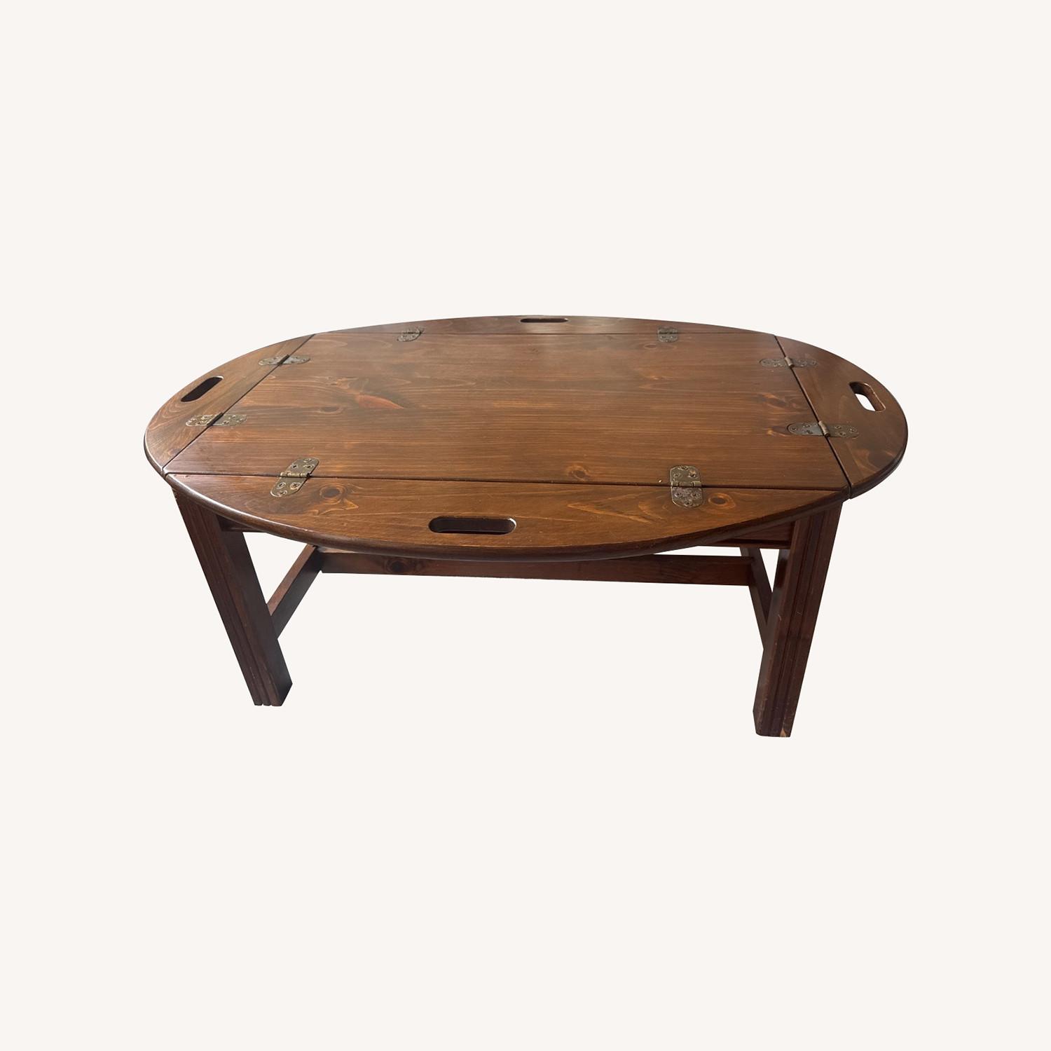 Coffee Table that Turns Into Portable Tray - image-0