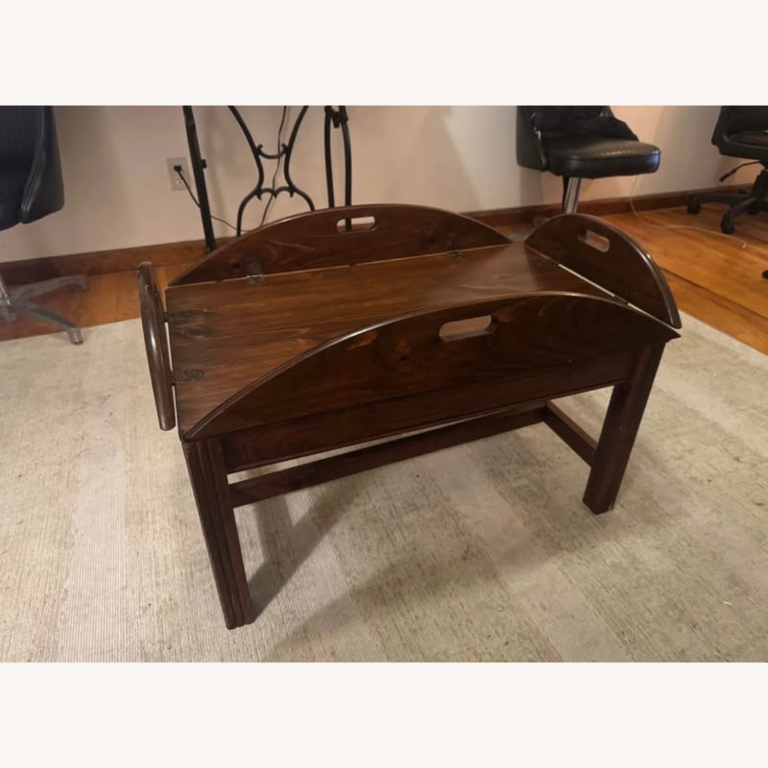 Coffee Table that Turns Into Portable Tray - image-4