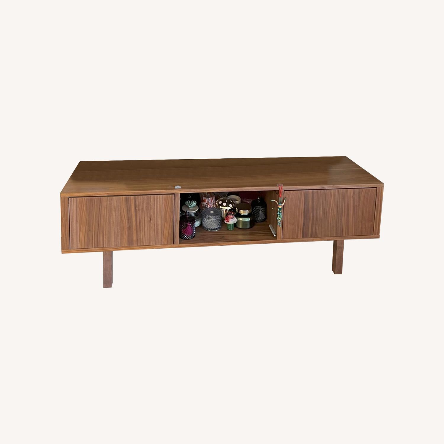 IKEA Natural Wood TV Console - image-0