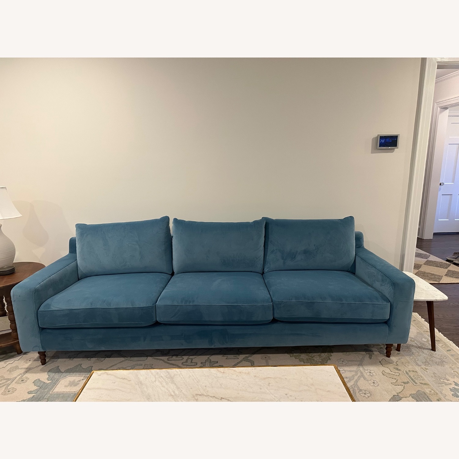 Interior Define Sloan French Blue Sofa - image-1